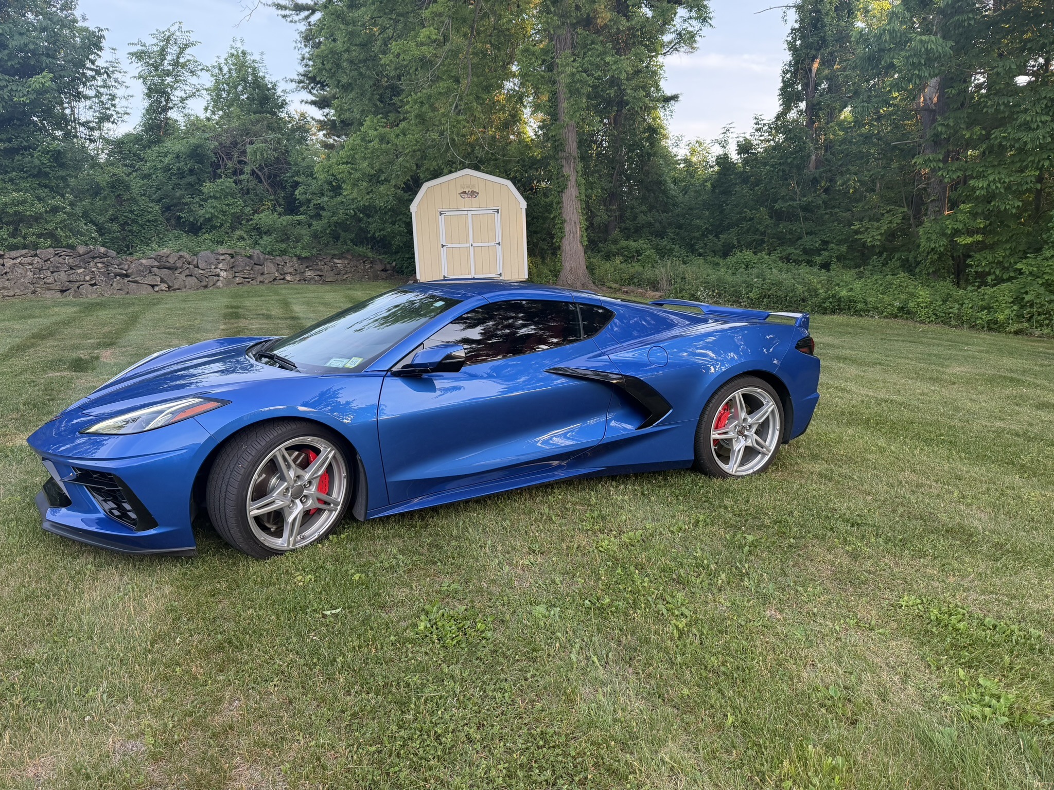 2024 Corvette Z51 Convertible vs 2021 C8 Elkhart Blue Coupe