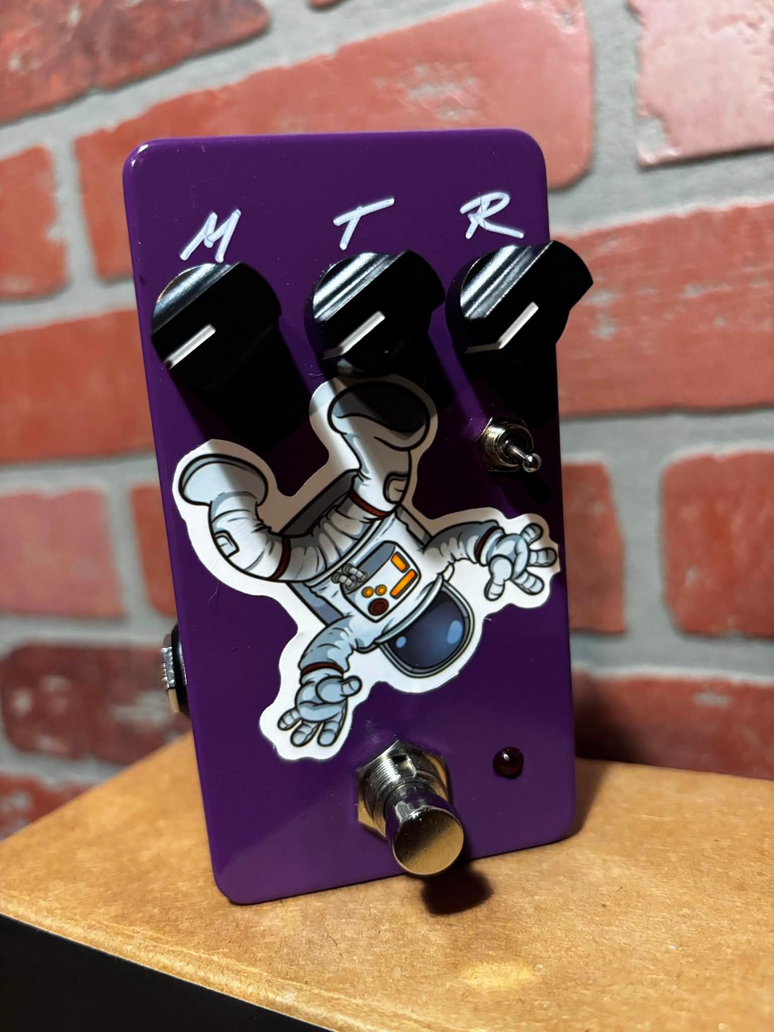 Customized JHS 3 series fuzz pedal by a guitar player's son