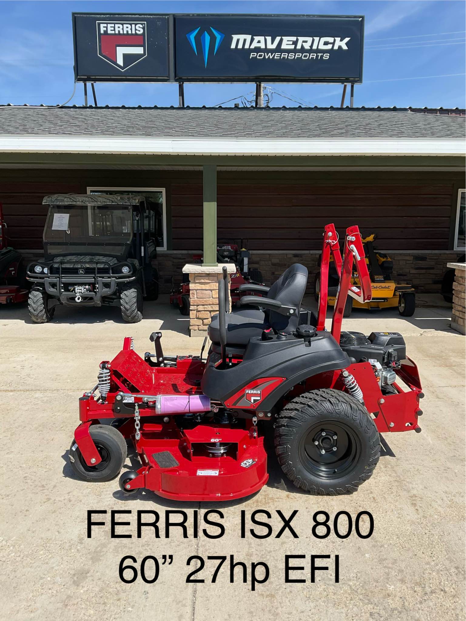 New Ferris ISX 800 zero turn lawnmower 27 hp EFI Briggs commercial