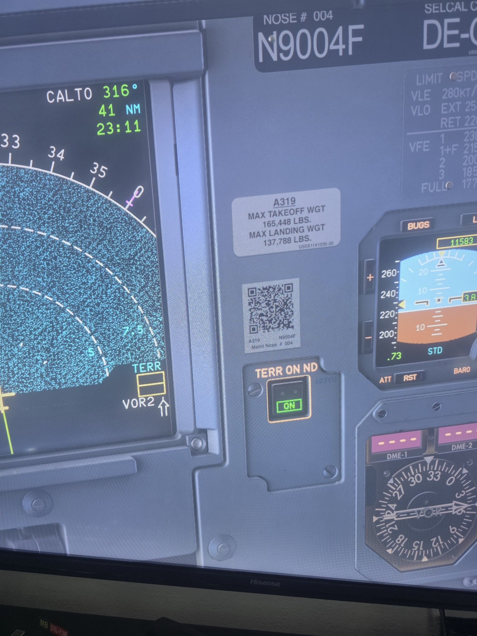 Scan this QR code on your Fenix a319, thank me later