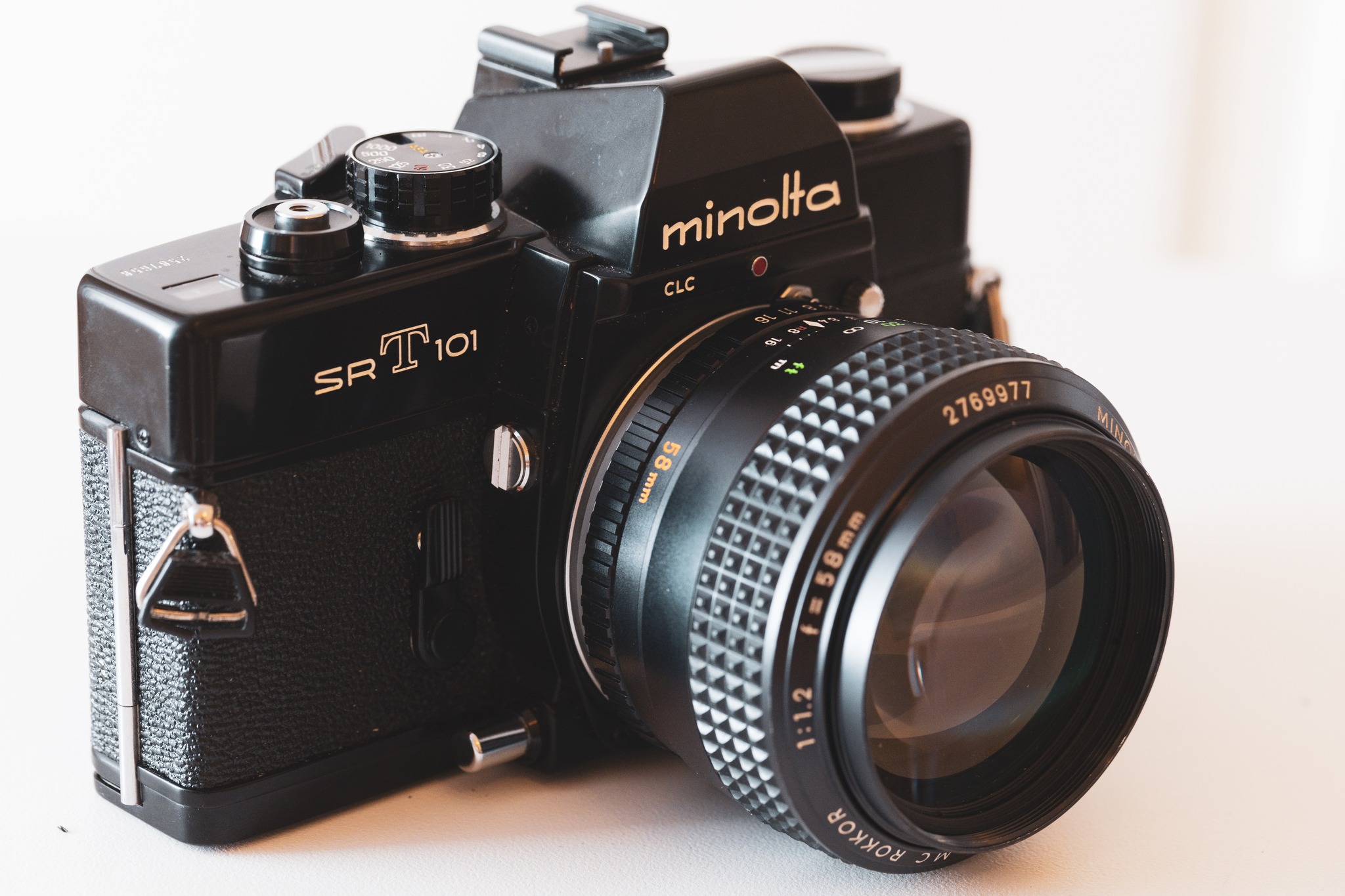 Minolta MC 58 f/1.4 bokeh with SRT-101