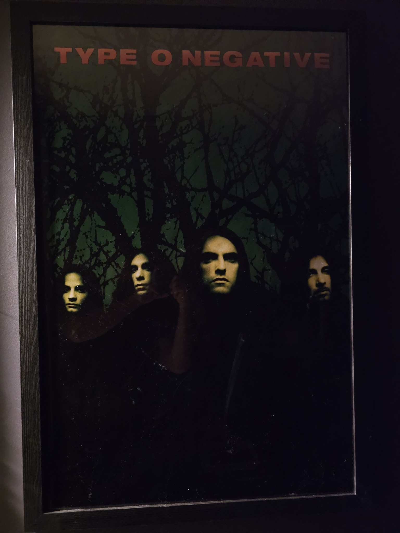 Last Type O Negative October Rust promo poster from Rockstock 96
