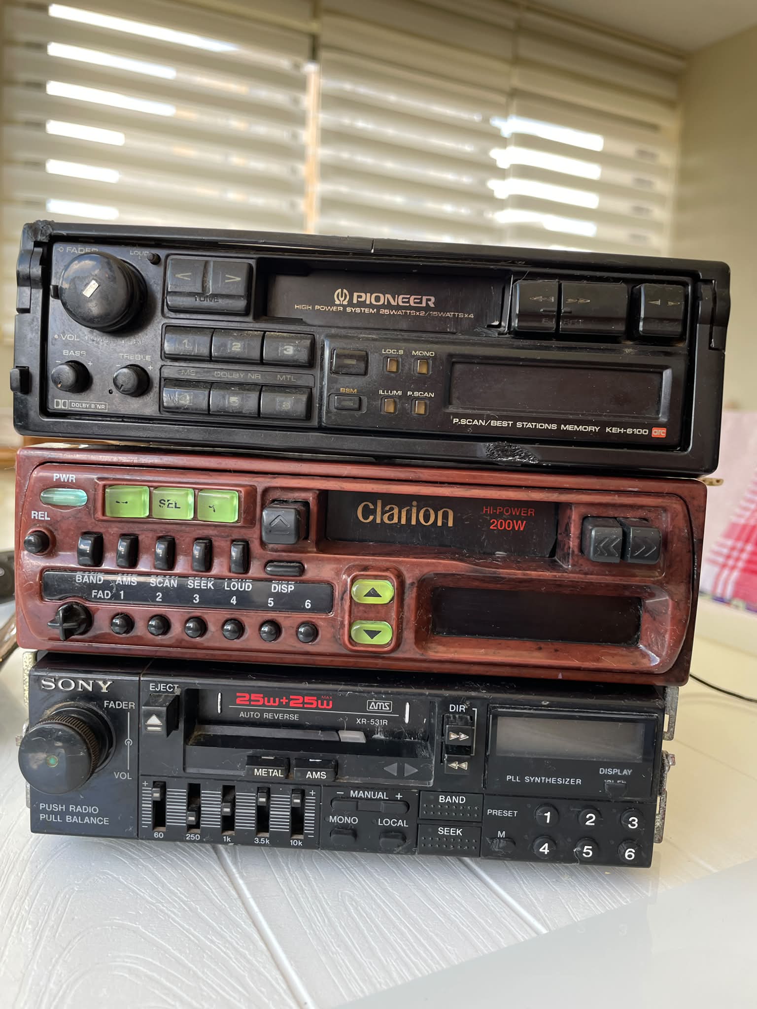 Centrate Carrozzeria Stack, KEH-770, EQ-600, GEX-T5, 1988