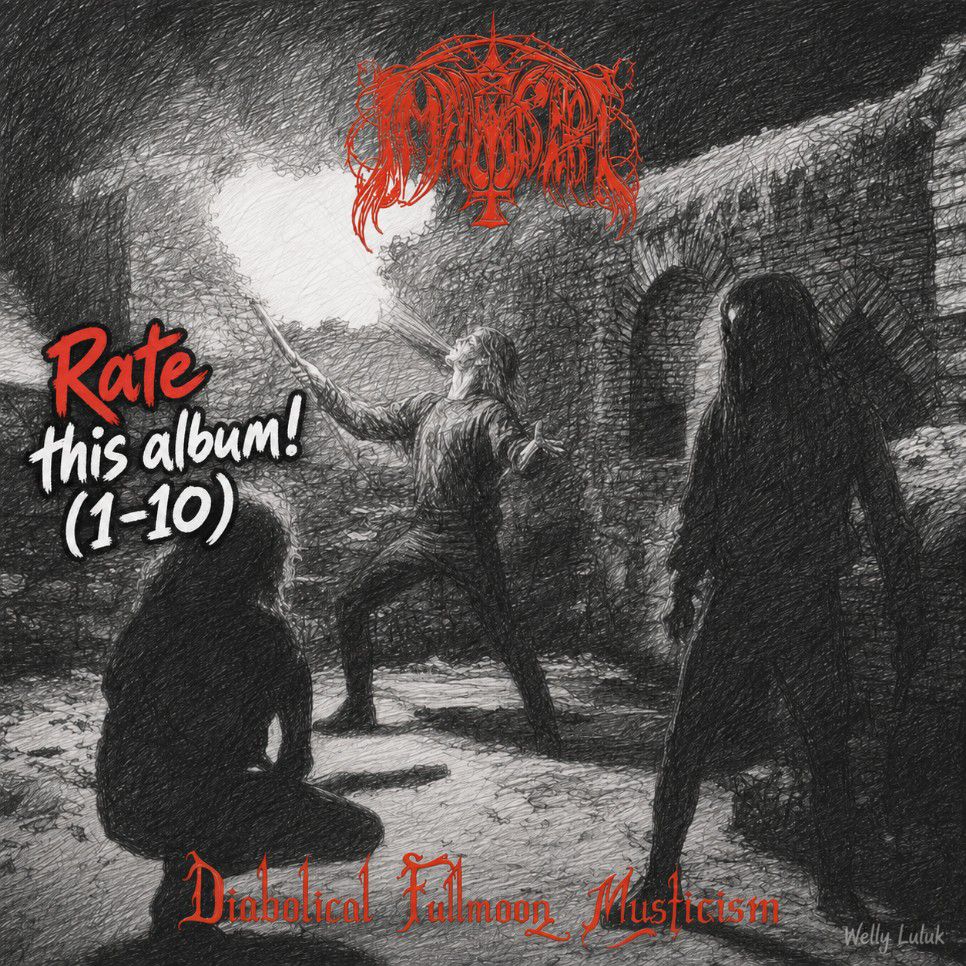 Malignant Eternal's debut album Tarnet cover location in Rosendal