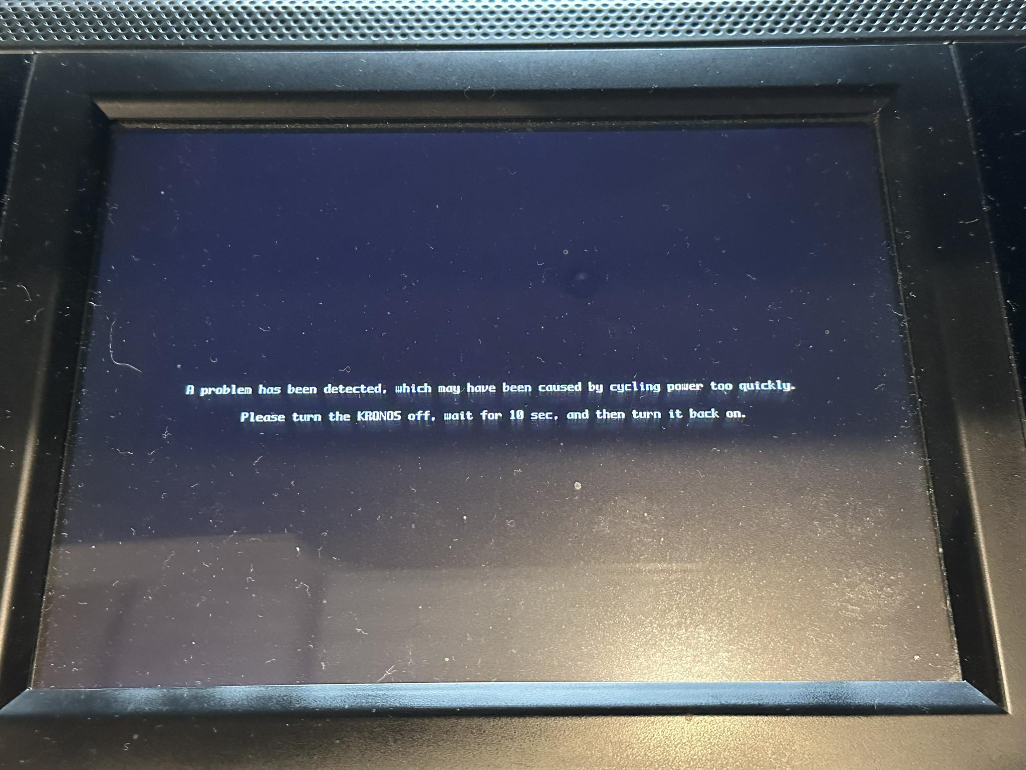 how i fix my korg kronos problem