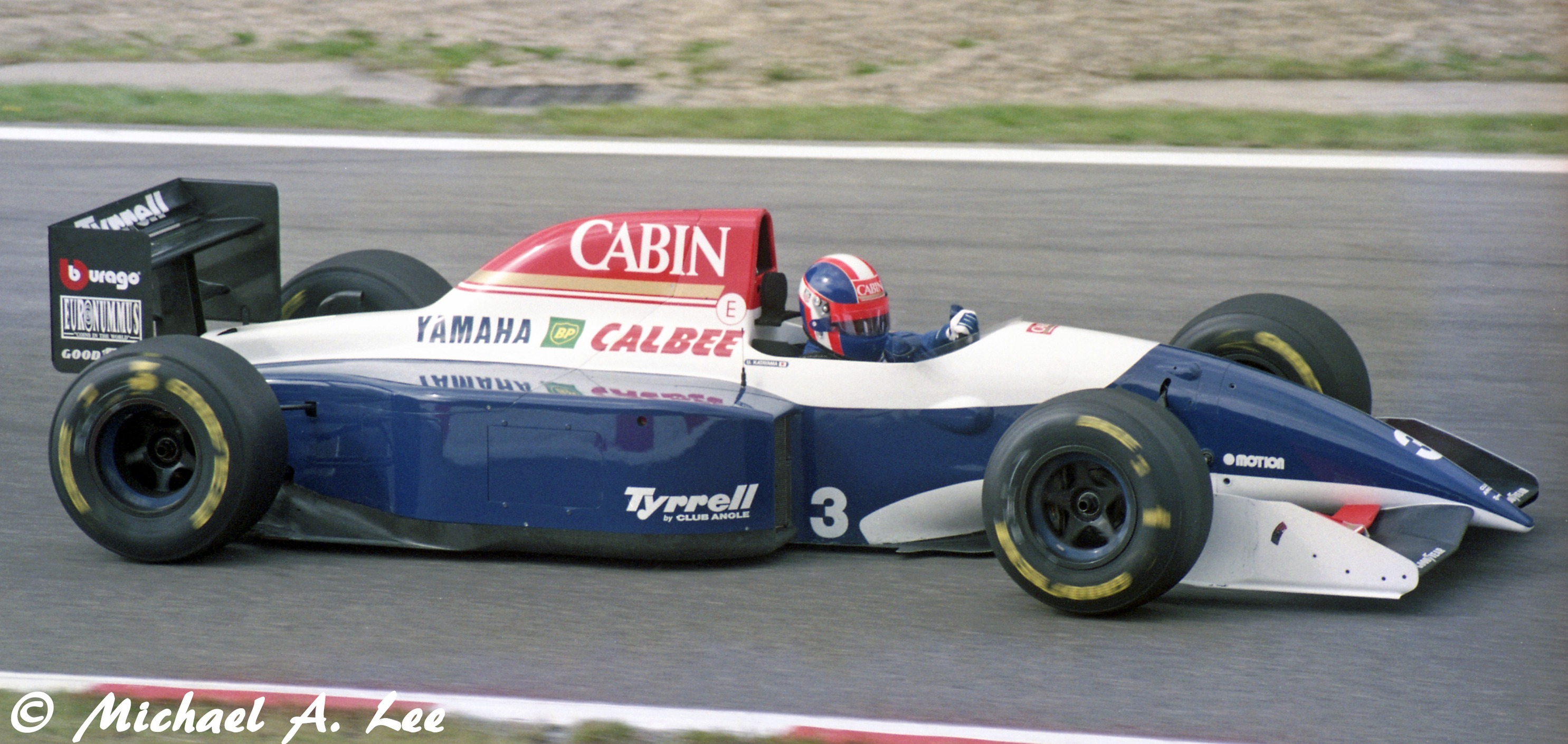 What is the Tyrrell 021 test information?