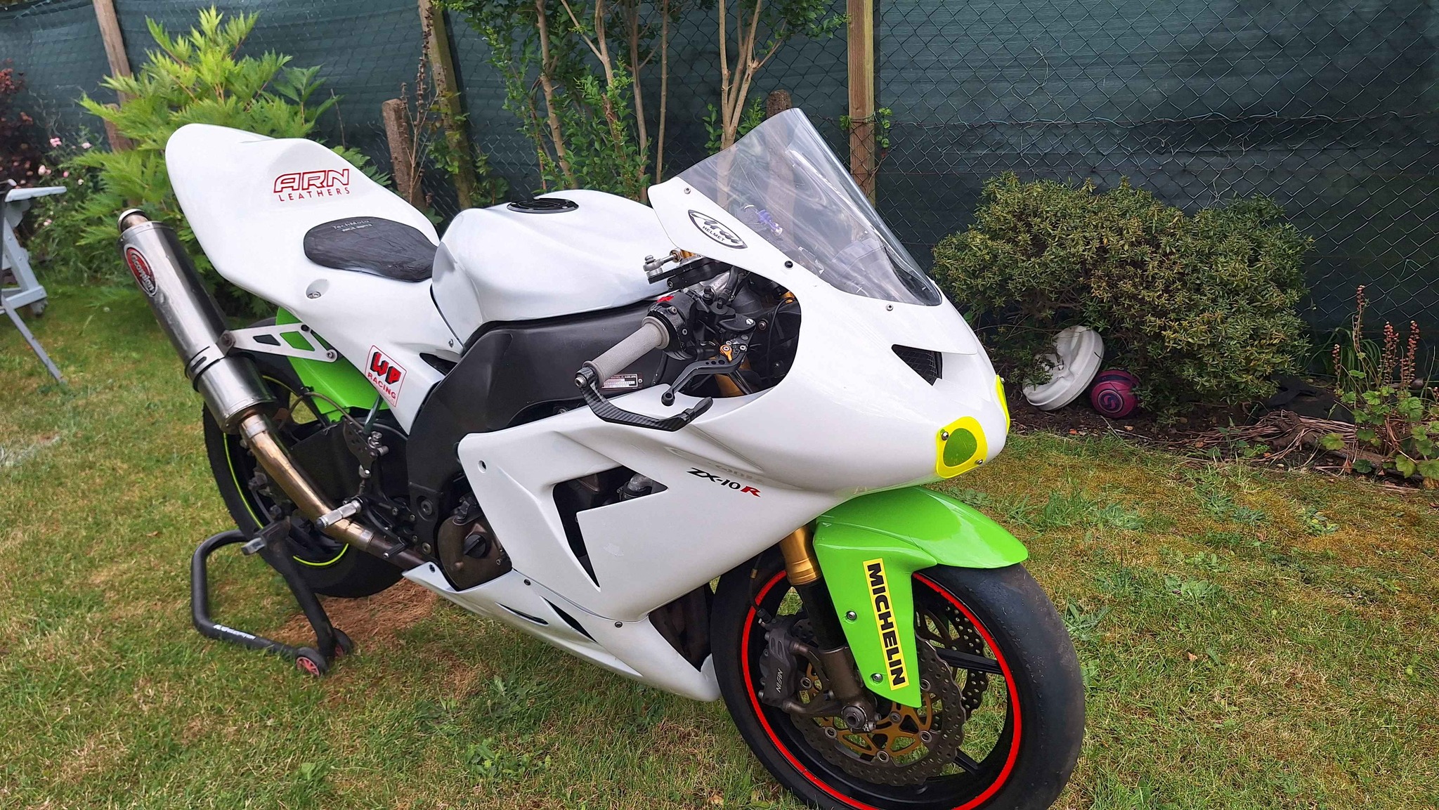 Modified 2005 Kawasaki ZX10R with performance upgrades