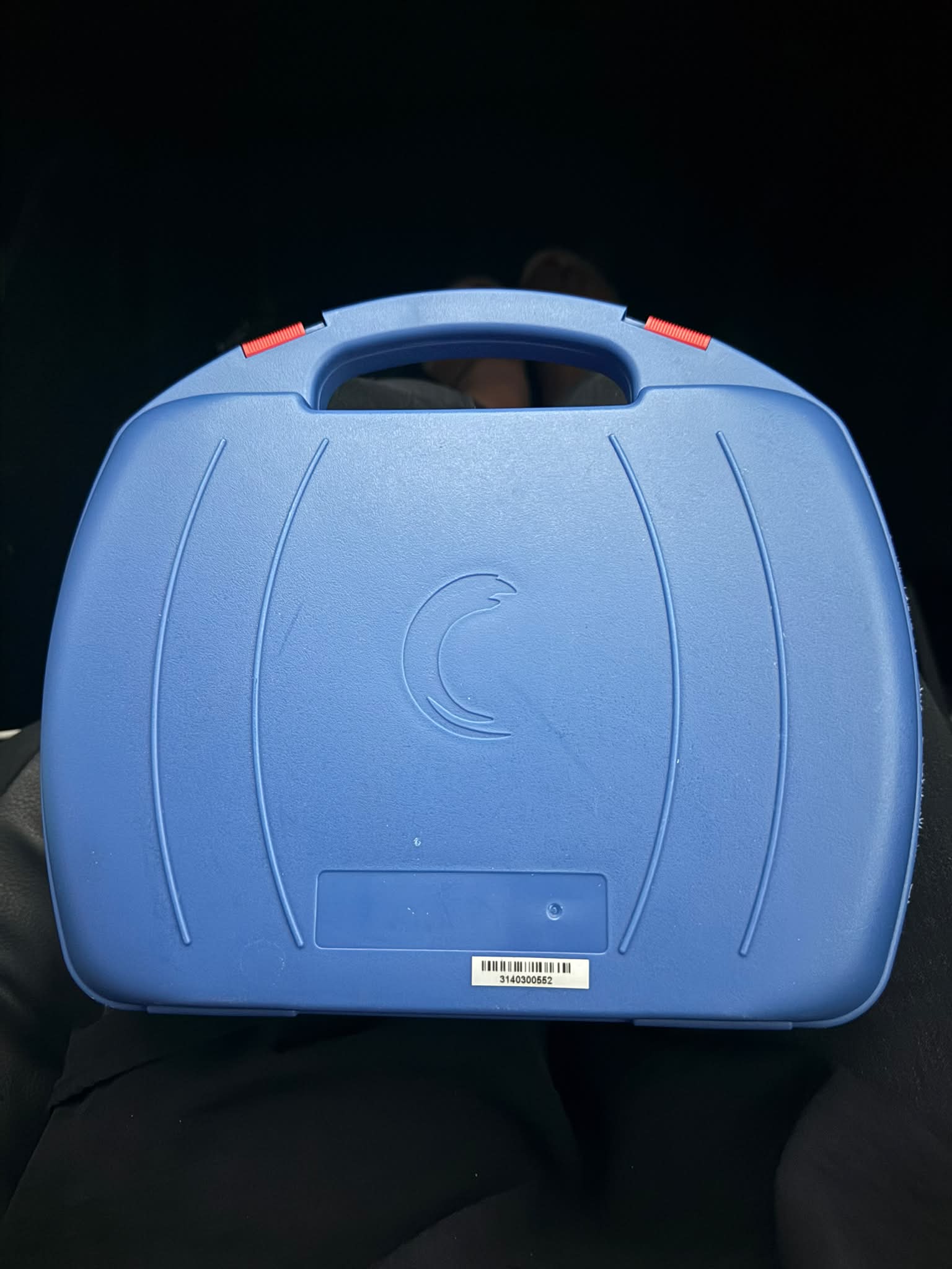 Lost blue plastic case with handle on State Route 260 | Heber, AZ