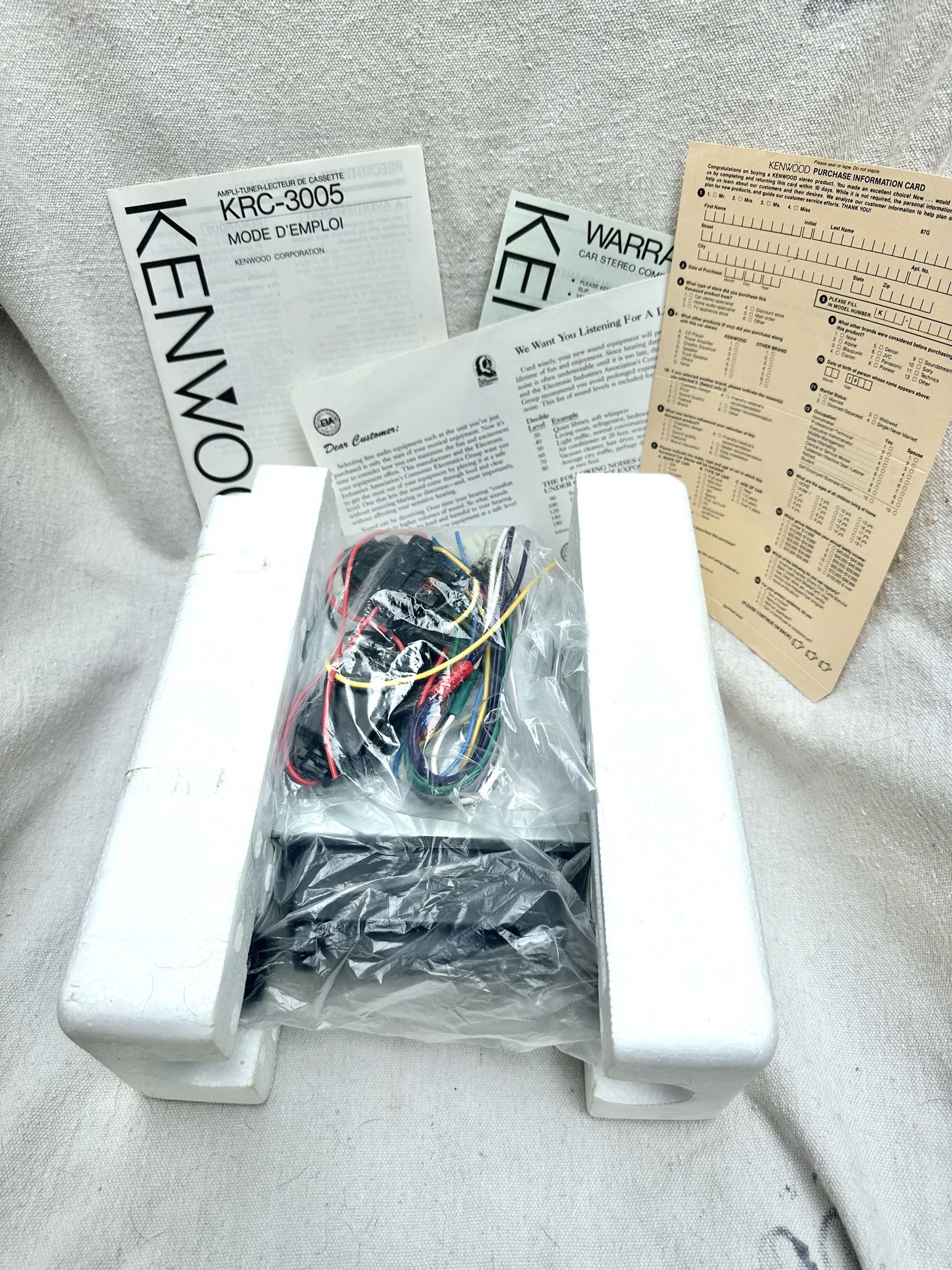 For Sale! Very rare Kenwood KRC-X727 & Kenwood KGC-727 dual deck