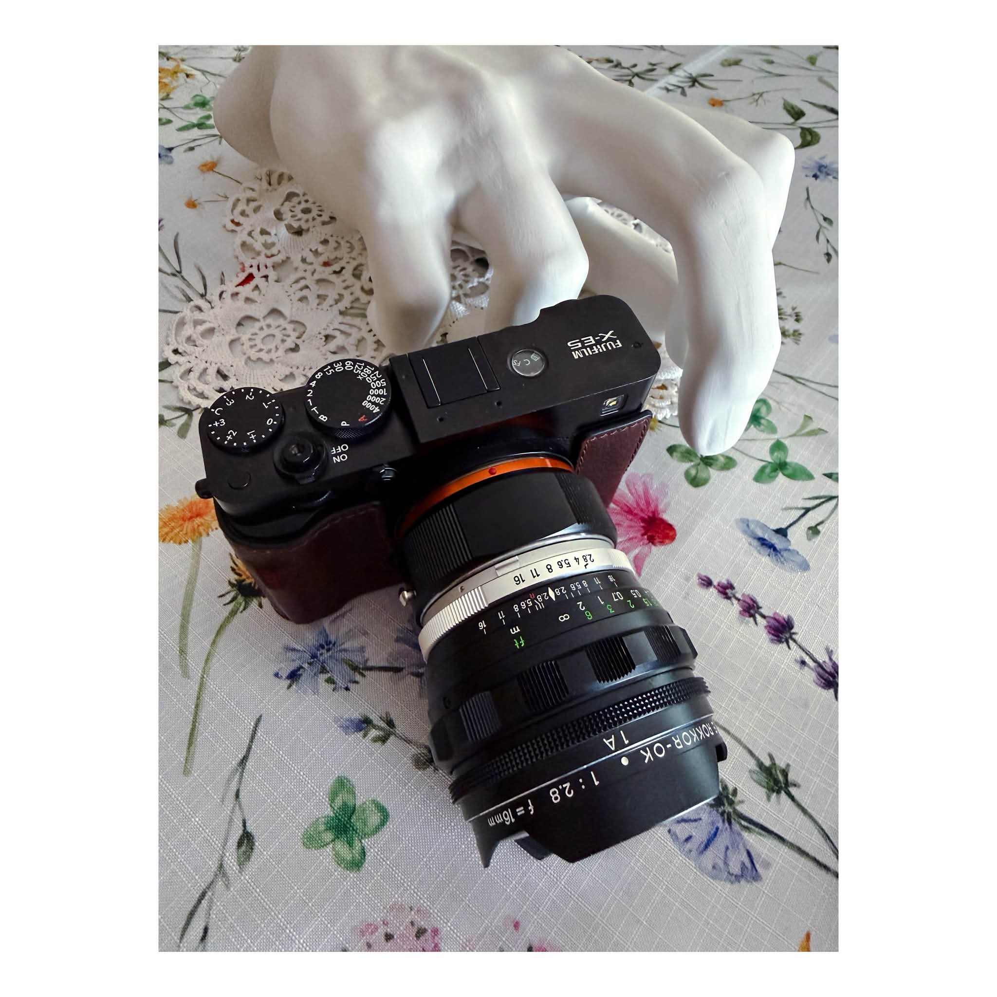 Xe5 with a Vintage Lens Fish eye rokkor of minolta 16mm f2.8