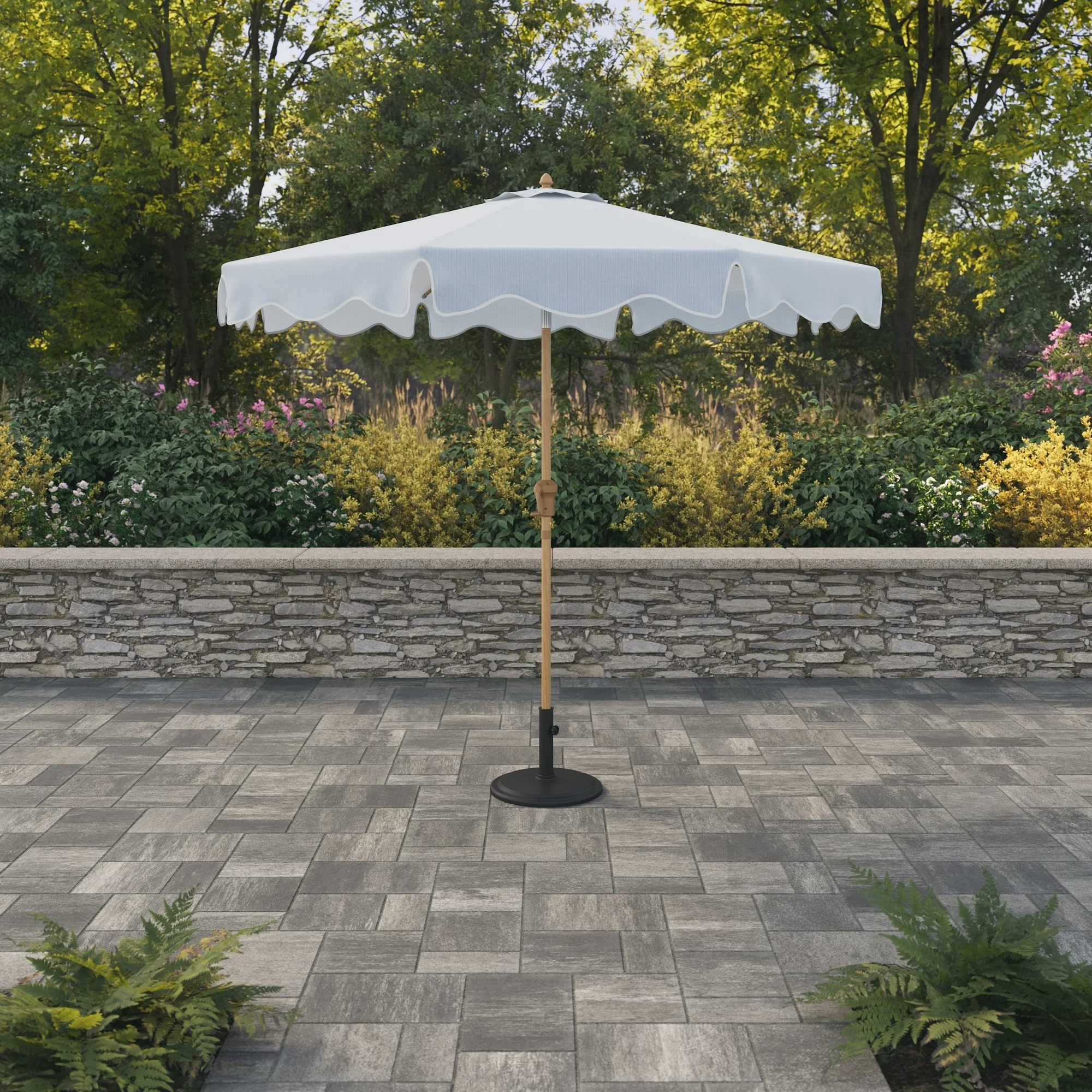 allen roth 10-ft square offset patio umbrella taupe OLILAWN 11FT Cantilever with BaseOutdoor Large Round Aluminum Umbrella for Garden Deck Pool, OL-HT030 Cross base included PRICE REDUCED **- My Texas