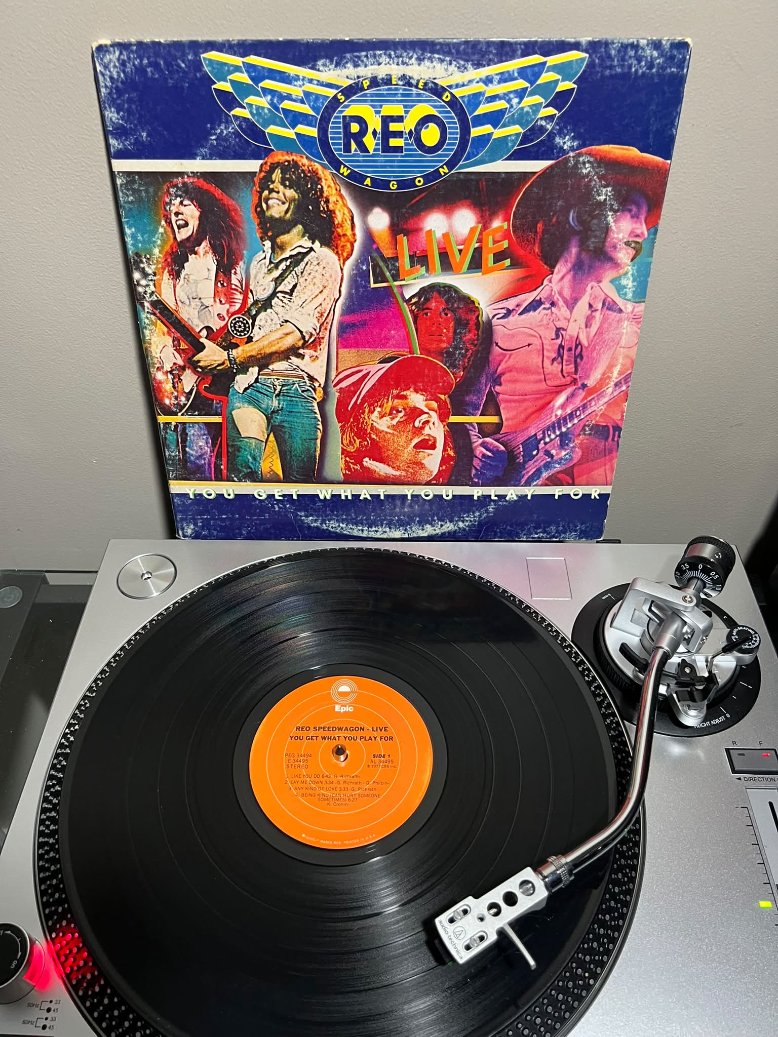 REO Speedwagon - You Get What You Play For first pressing copy review