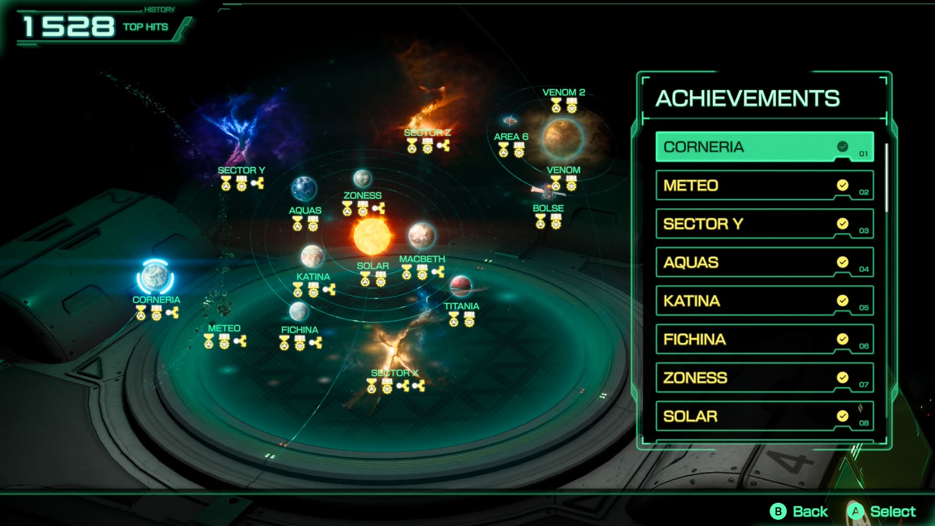 Achieved all medals on normal and expert in Star Fox Fleet