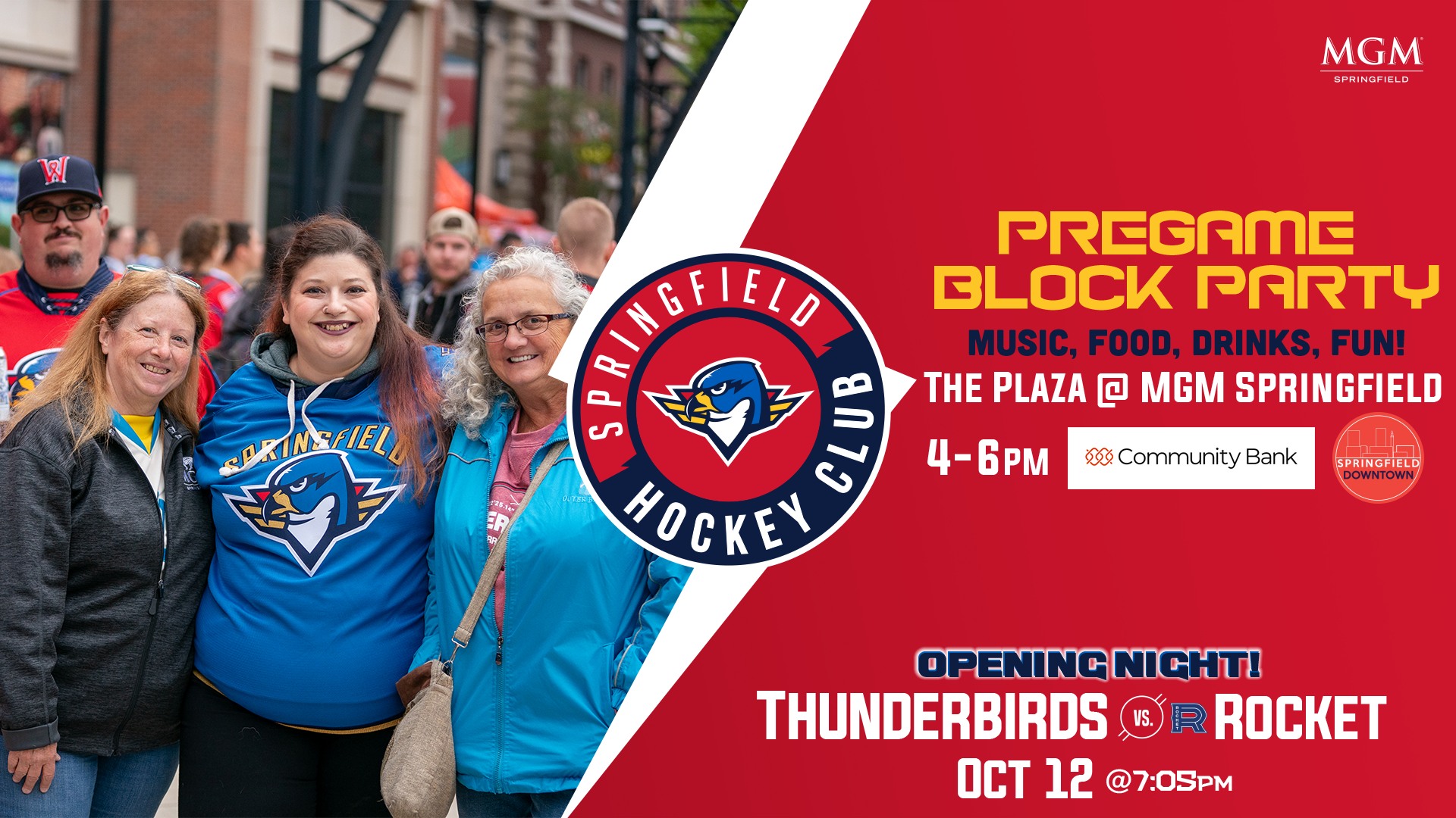 Thunderbirds Pregame Block Party!