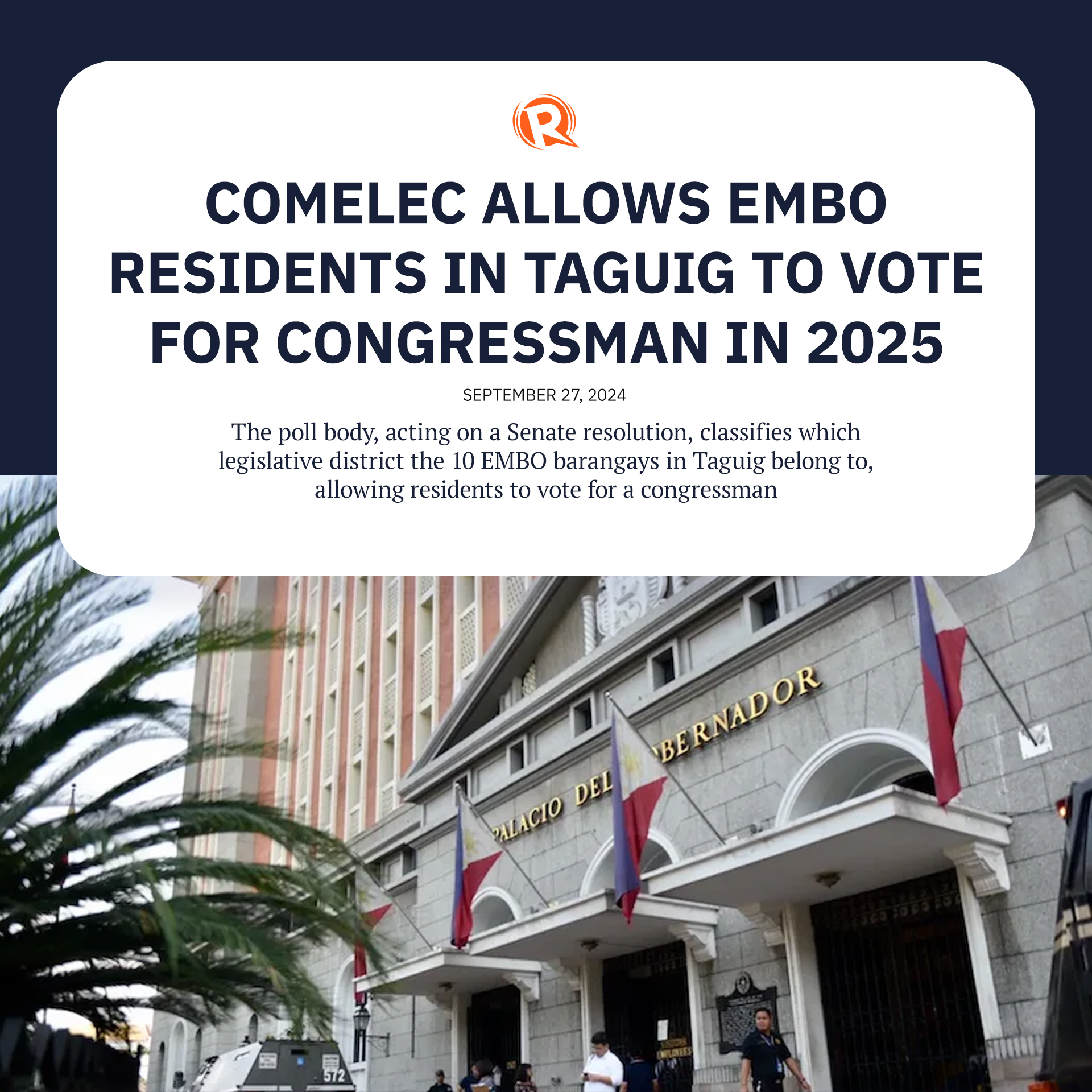 Rappler - The Commission on Elections is allowing...