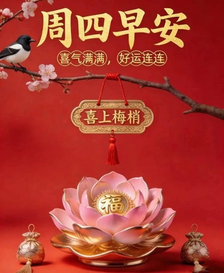 早安，吉祥如意🍀🌹