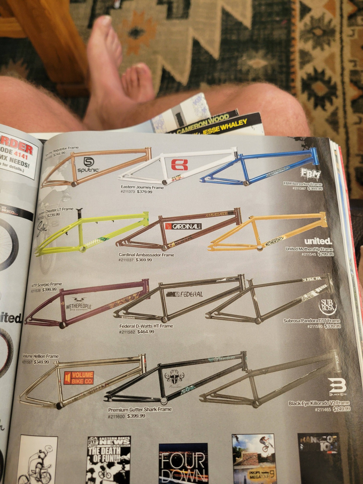 Vintage BMX Magazine Featuring Classic Bikes for Sale