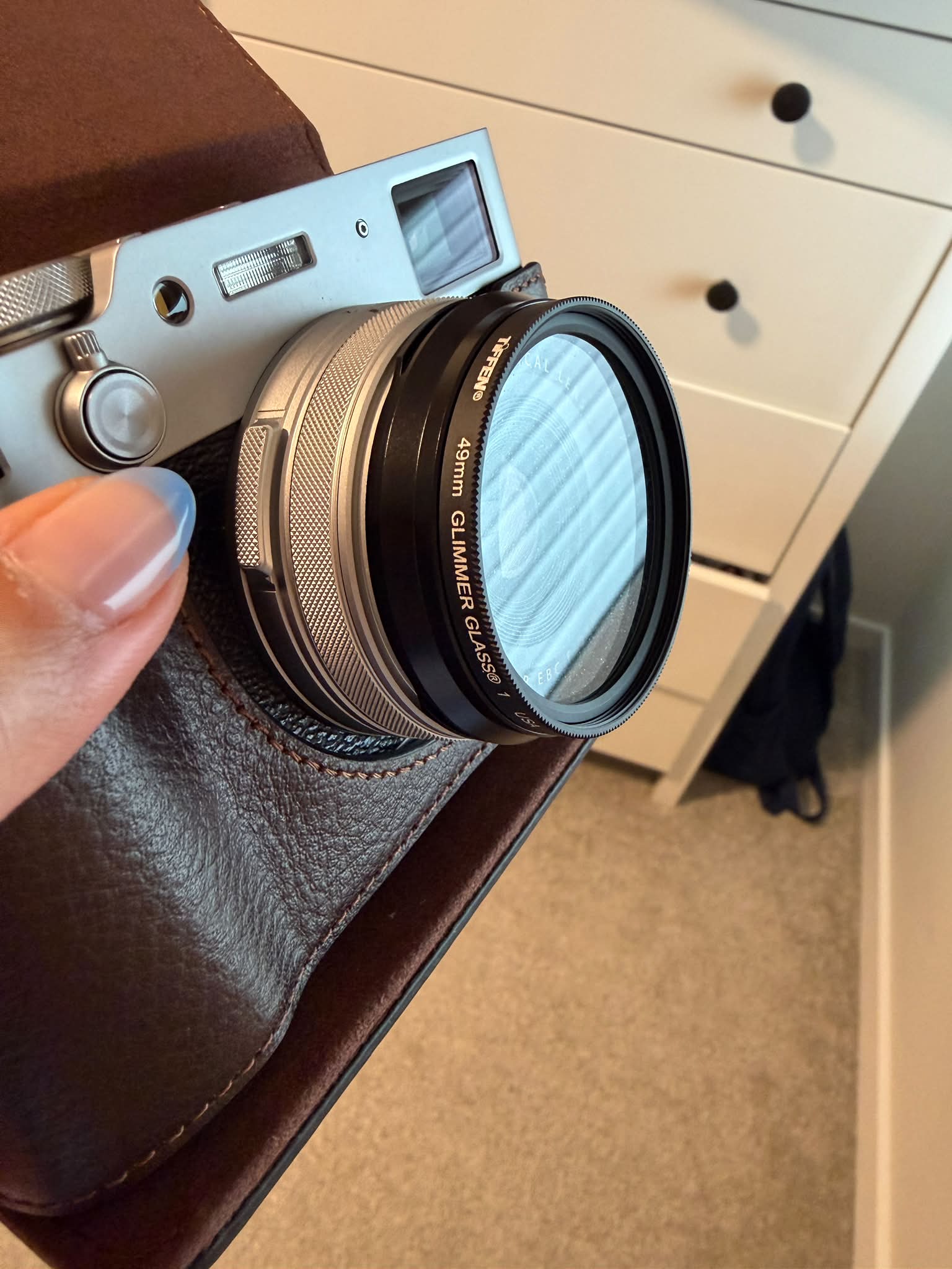 Fujifilm x100vi camera results with Tiffen Glimmerglass filter