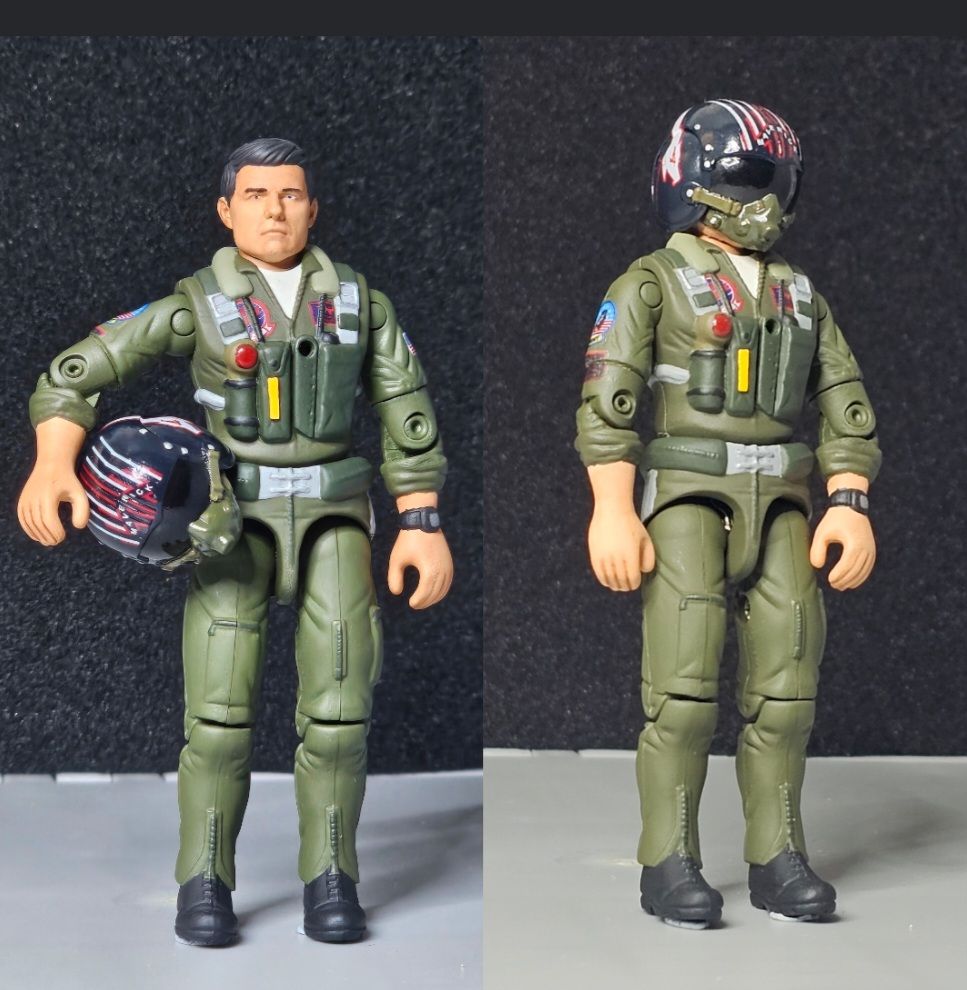 Feedback on custom Captain Pete Mitchell figure