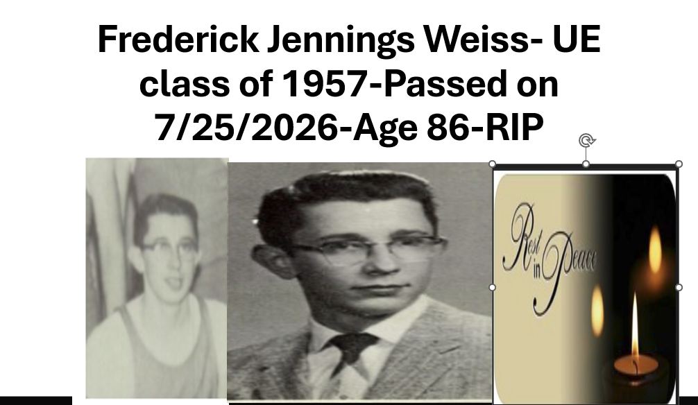 Obituary: Fred Jennings Weiss, UE Class of 1957, Passes Away at 86