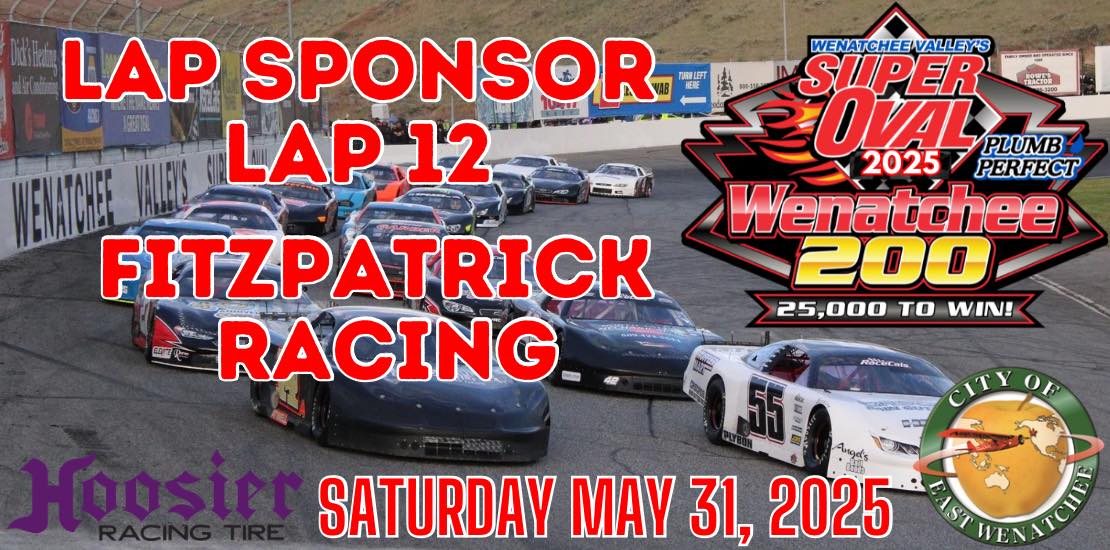Wenatchee - Thank you Fitzpatrick Racing for Sponsoring Lap 12! For the ...