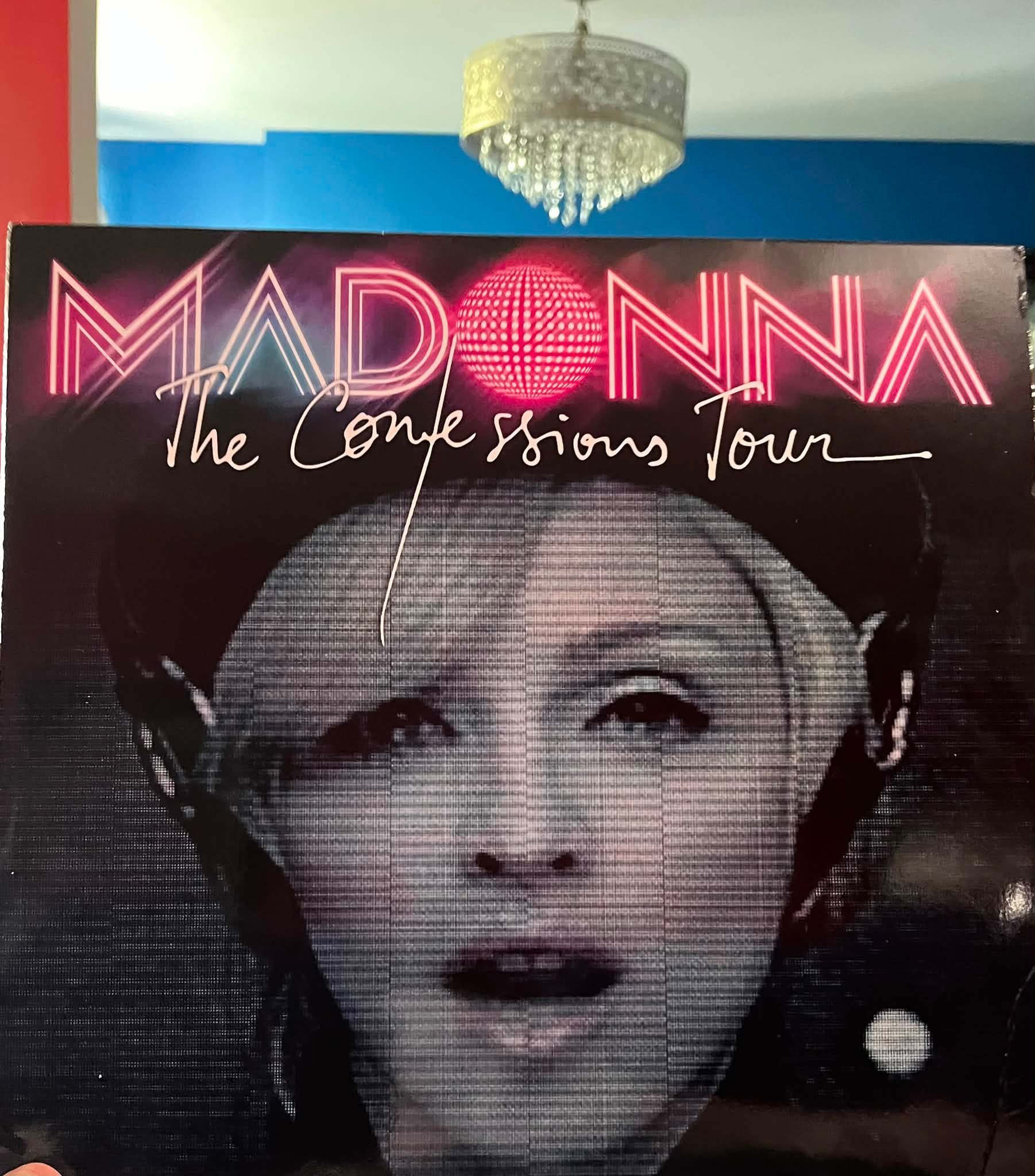 Madonna's Confessions Tour live album on pink/purple splatter vinyl