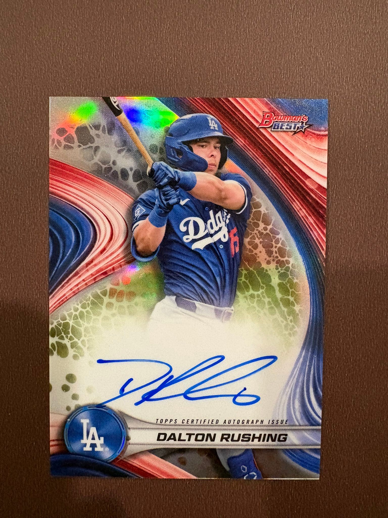 Dalton Rushing baseball cards collection