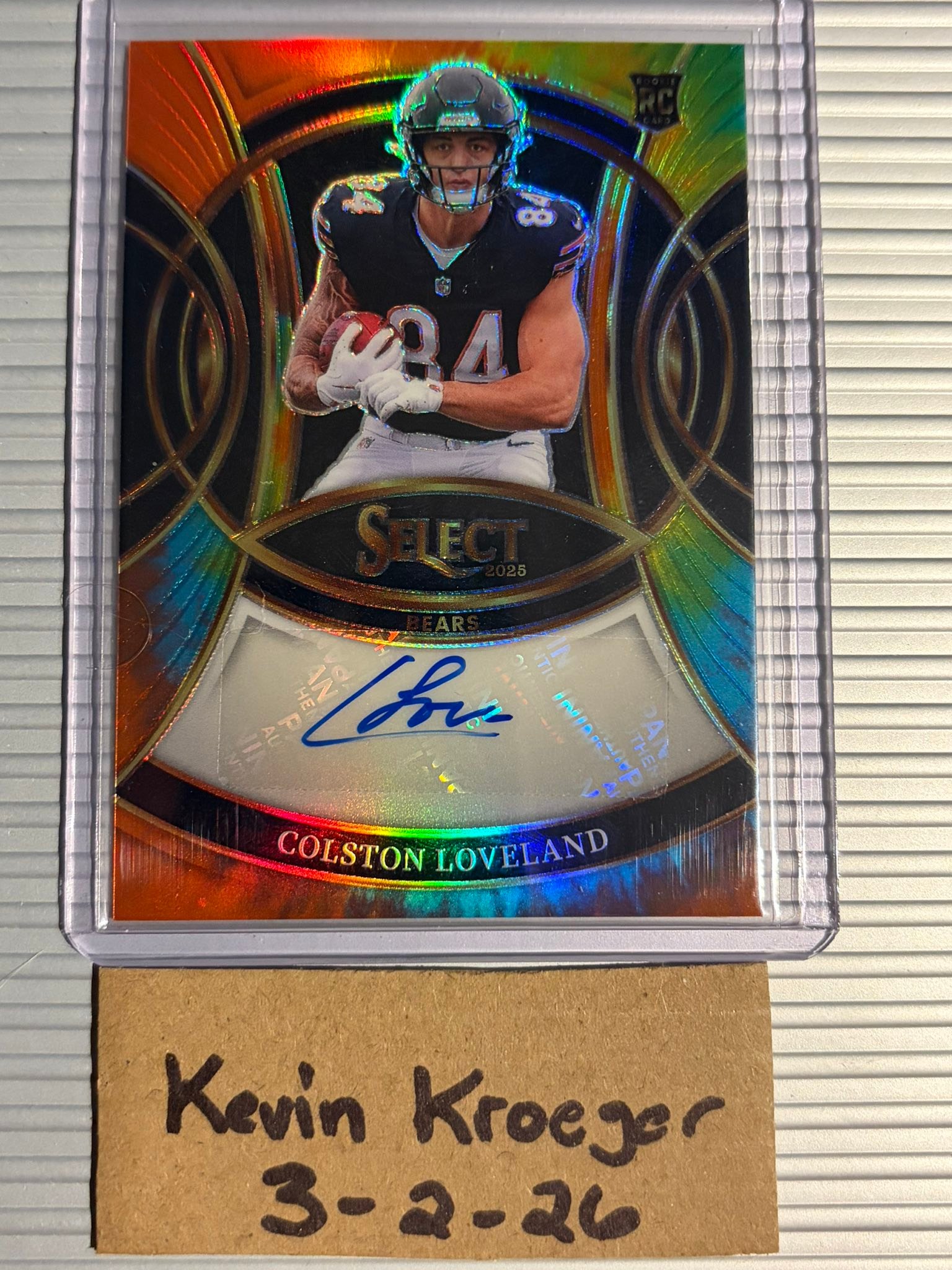 Panini select colston loveland rookie signatures for sale