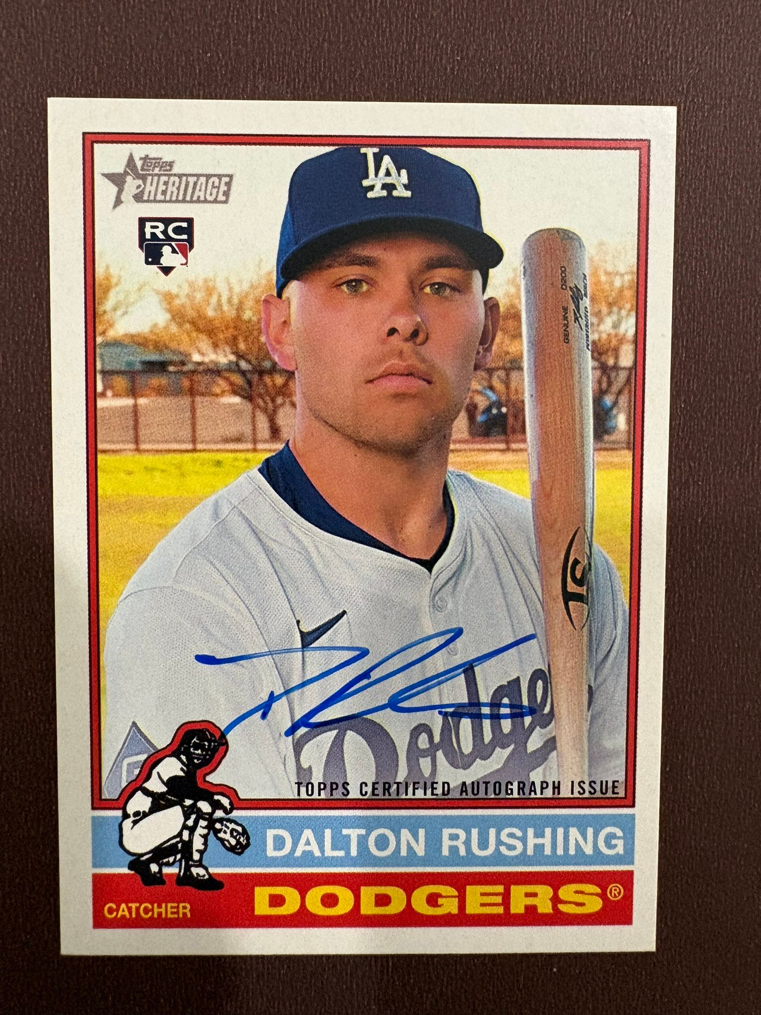 Dalton Rushing baseball cards collection