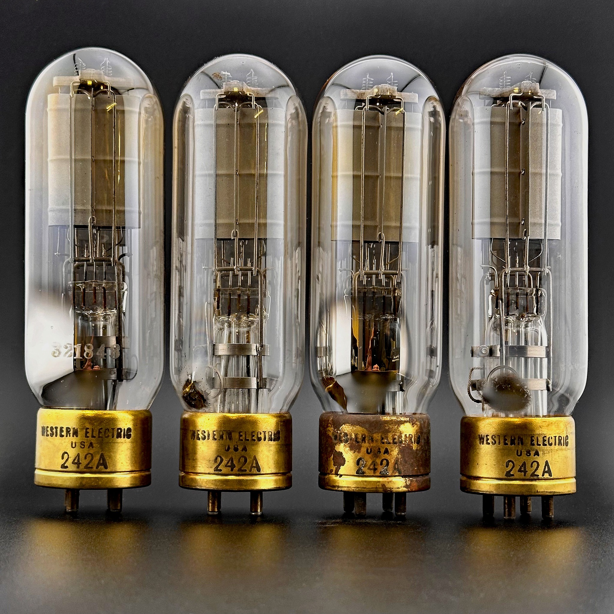 Vintage Vacuum Tubes and Uranium Glass