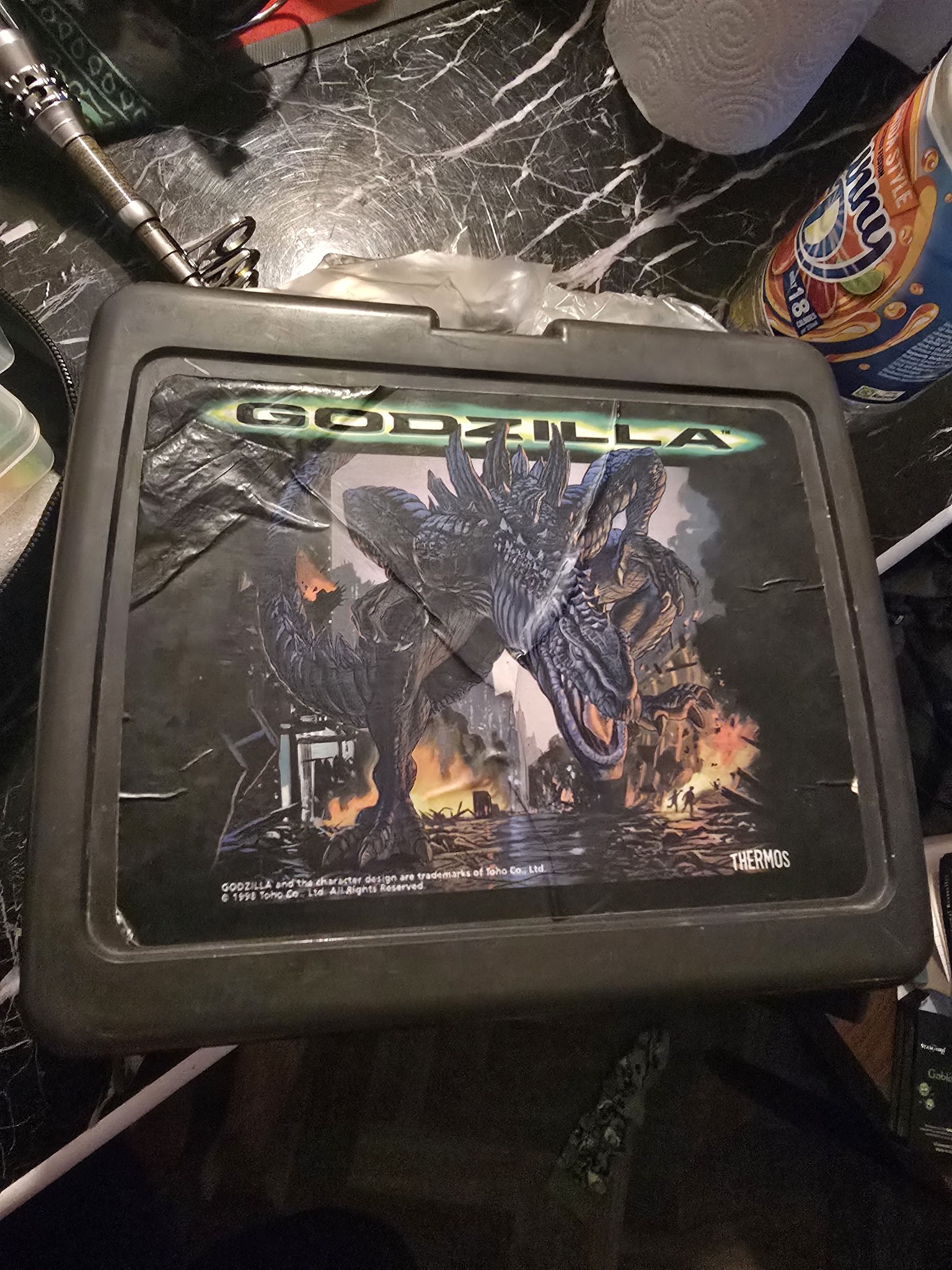 Ive got a 1998 godzilla thermos lunch box and im looking to sell it.