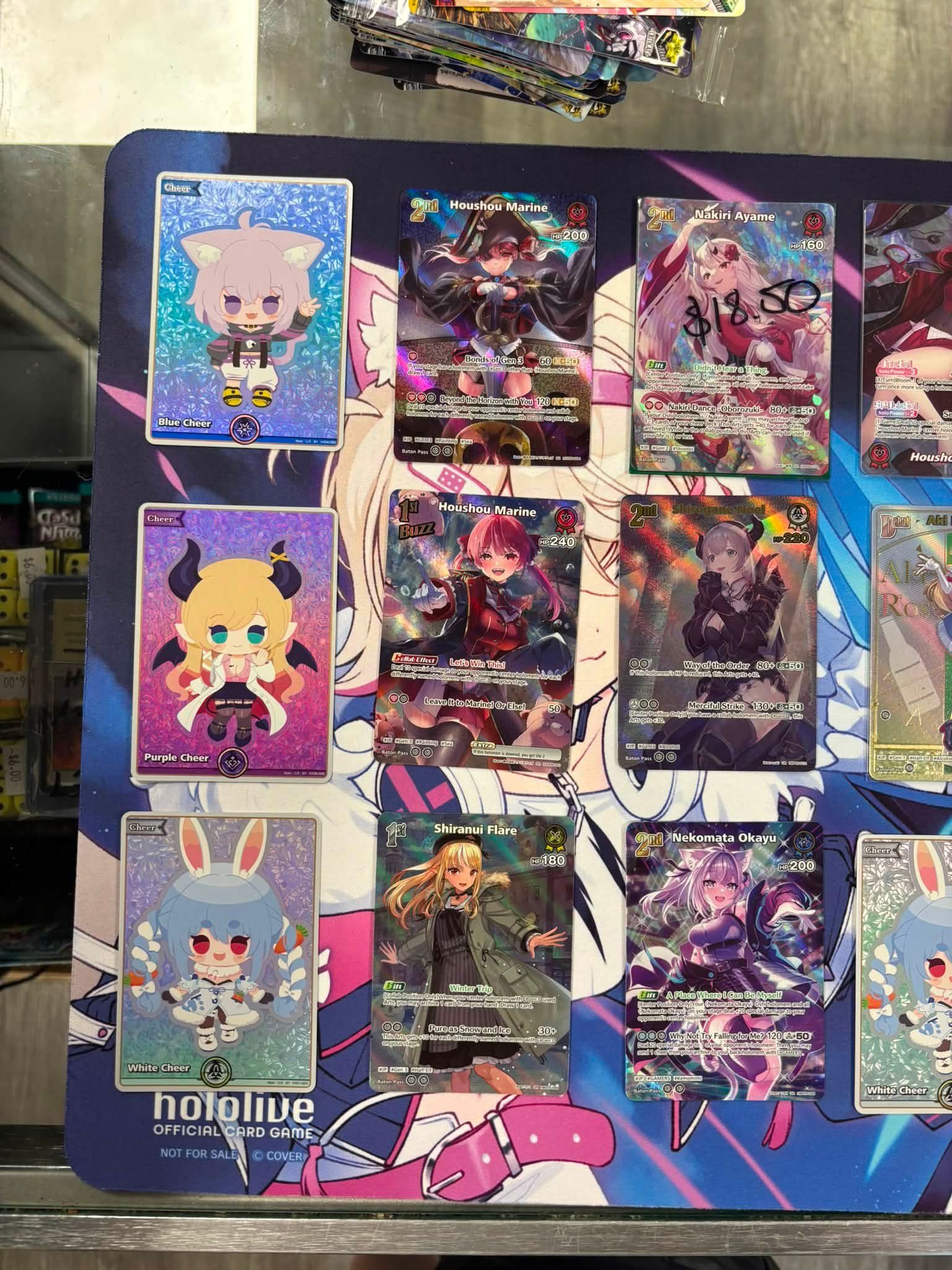 Every sale of $50+ comes with either a promo Bae, Iroha, or