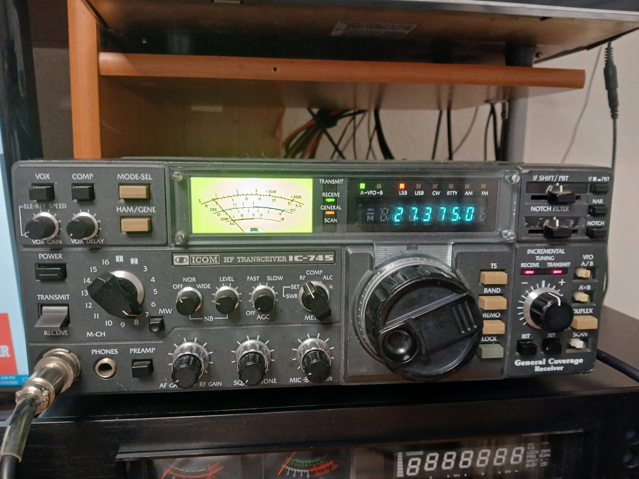 Selling Icom IC-745 and power supply tips needed