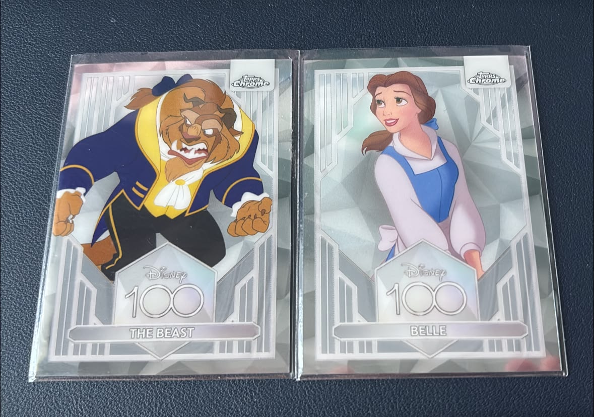 2026 Topps Chrome Disney Sapphire Belle Beauty & The Beast 35th