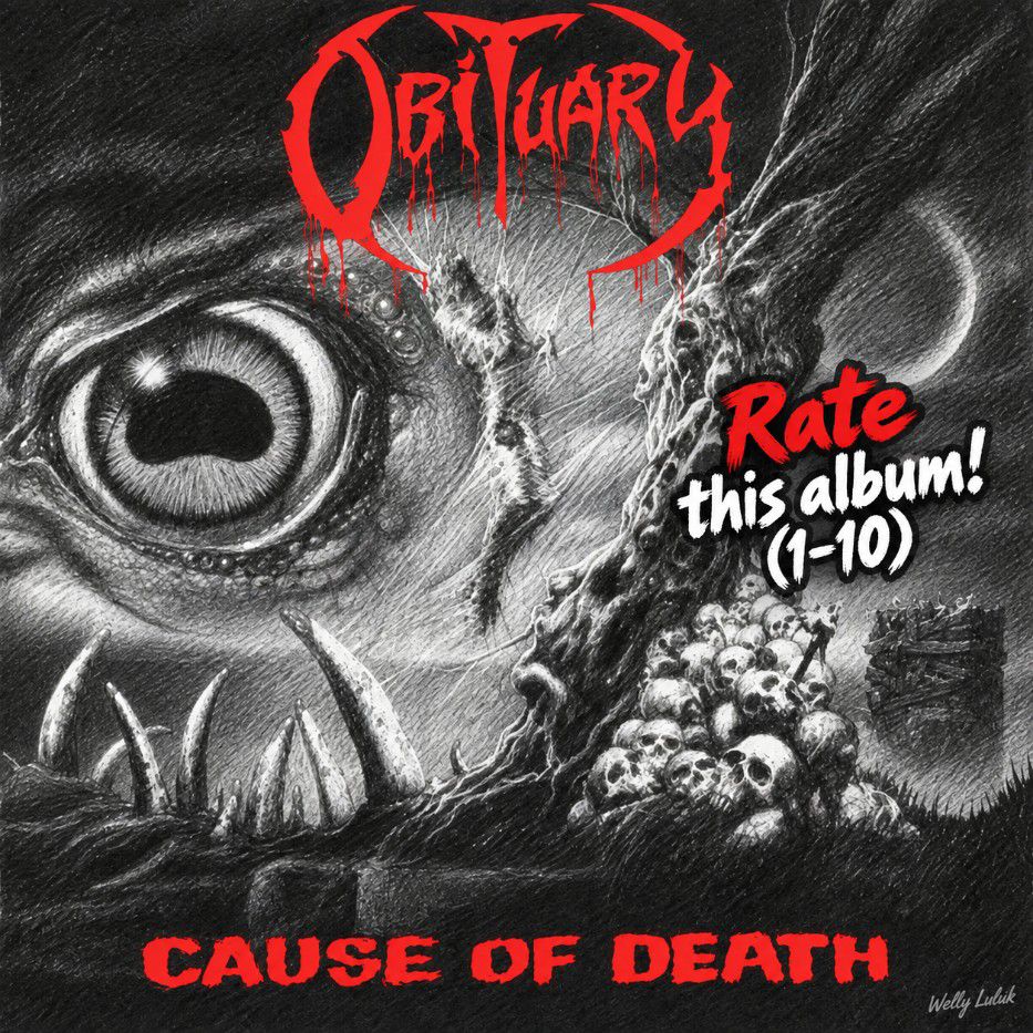洋楽 OBITUARY cause of death Obituary's 1990 death metal album Cause of Death