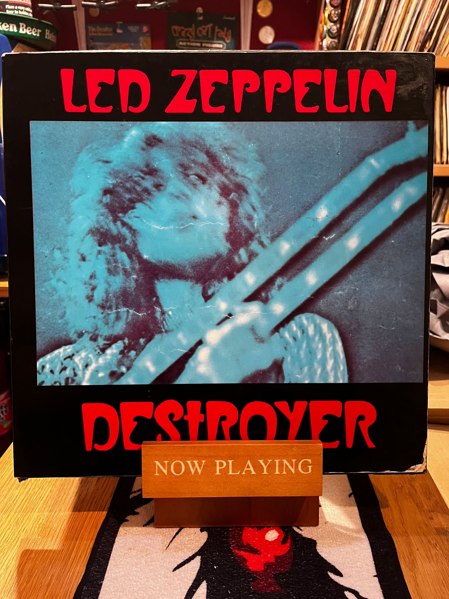 Led Zeppelin Destroyer vinyl record bootleg quality