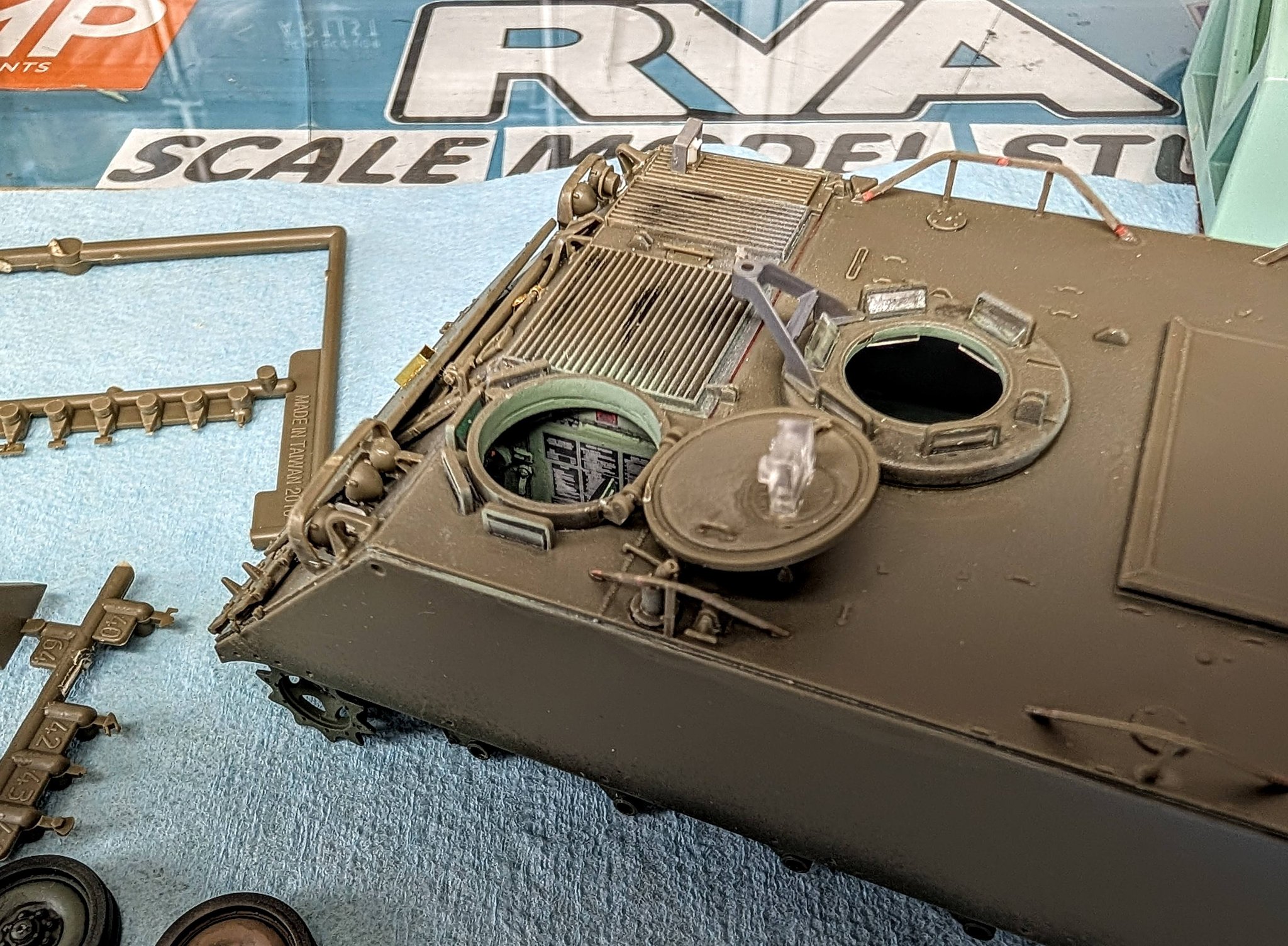 Building 1/35th scale M113 AFV Club kit from Virginia Army 