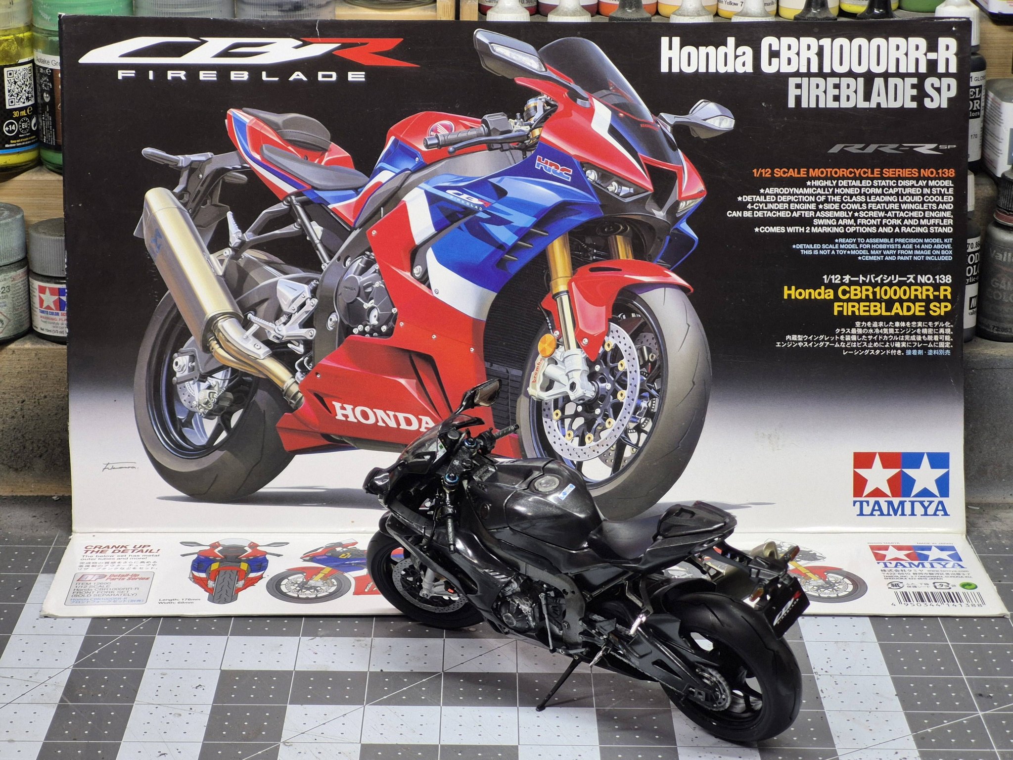 Another one finished. Tamiya Honda CBR1000RR-R Fireblade 1/12