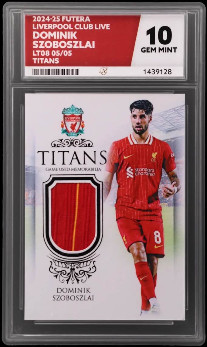 Graded Dominik Szoboszlai Liverpool FC card arrives