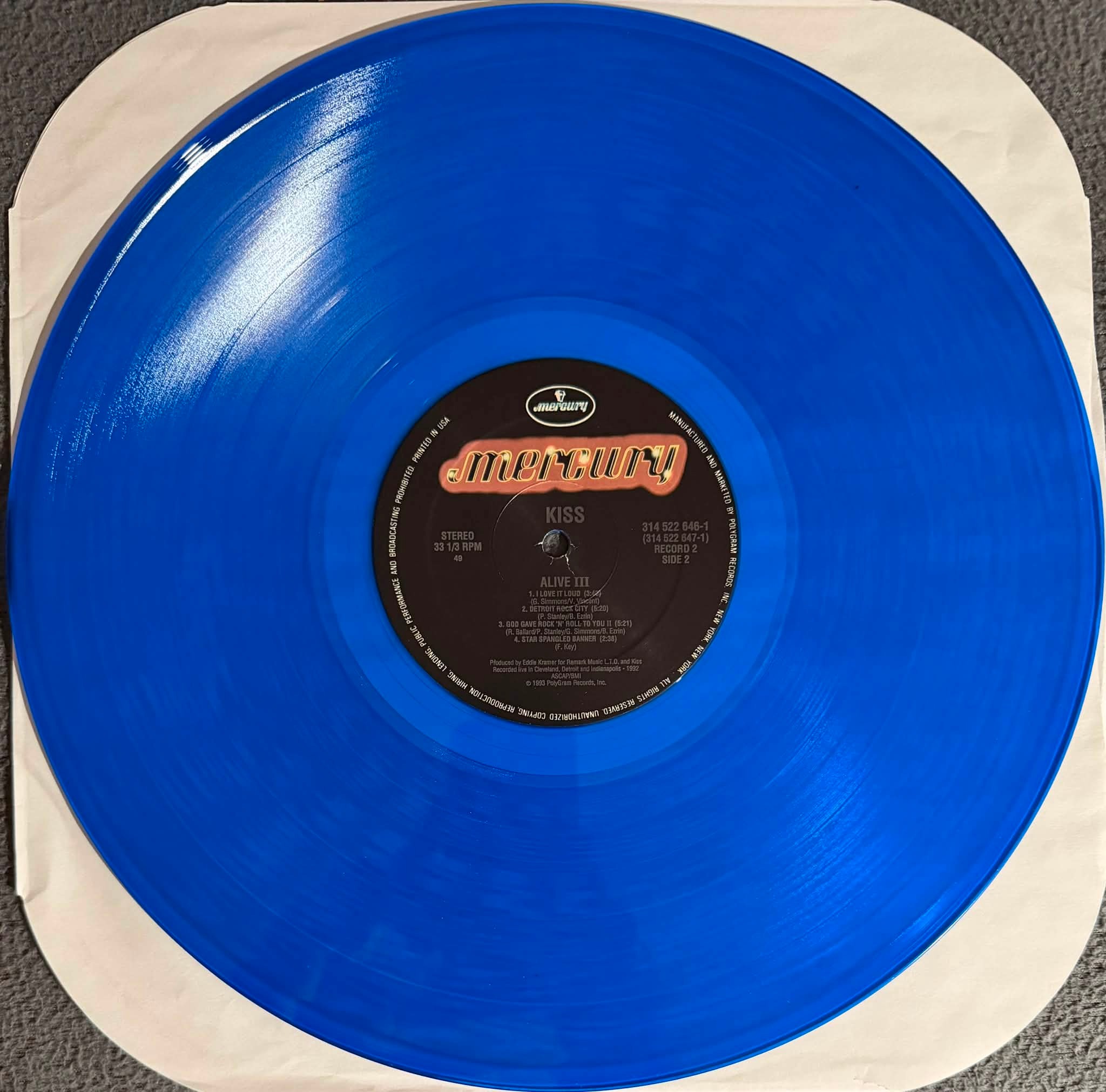 レコード LP AliveⅢ 2LP KISS キッス Vinyl KISS 30th Anniversary