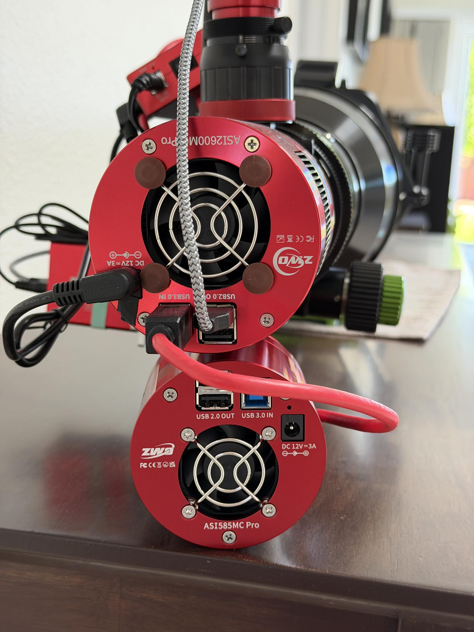 ASI585MC Pro + Askar 103APO. An odd combination perhaps, but until