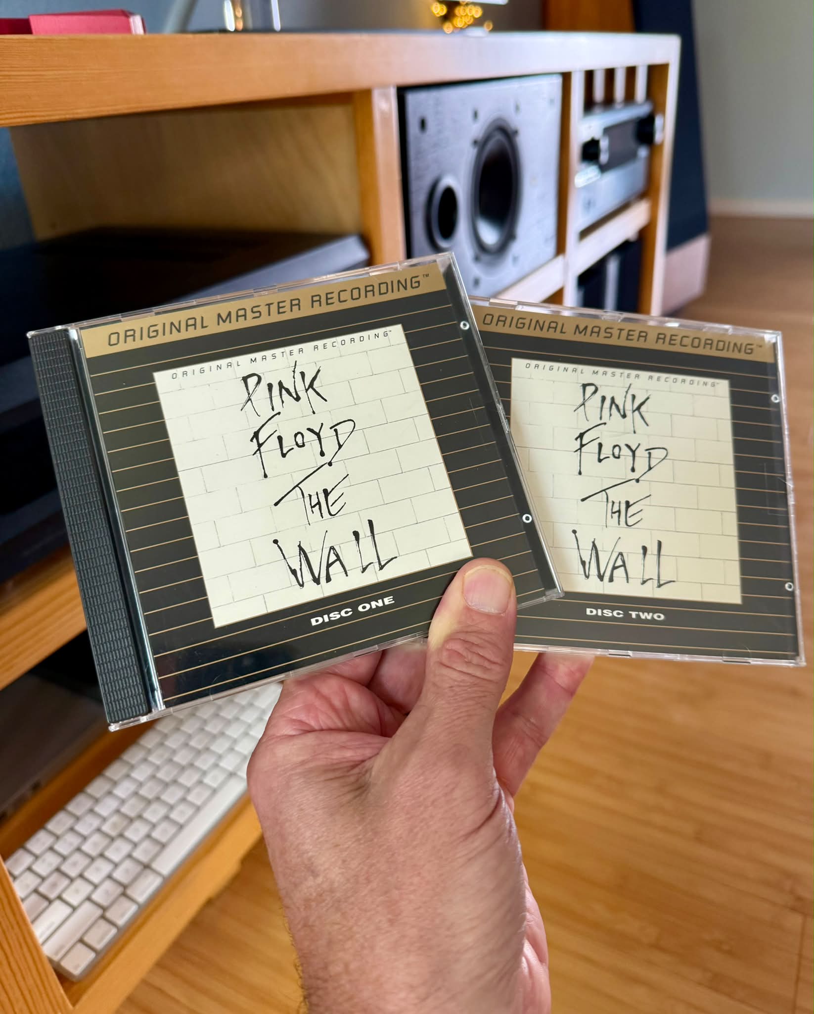 Pink Floyd's The Wall on 24K gold CD from Mobile Fidelity Sound Lab