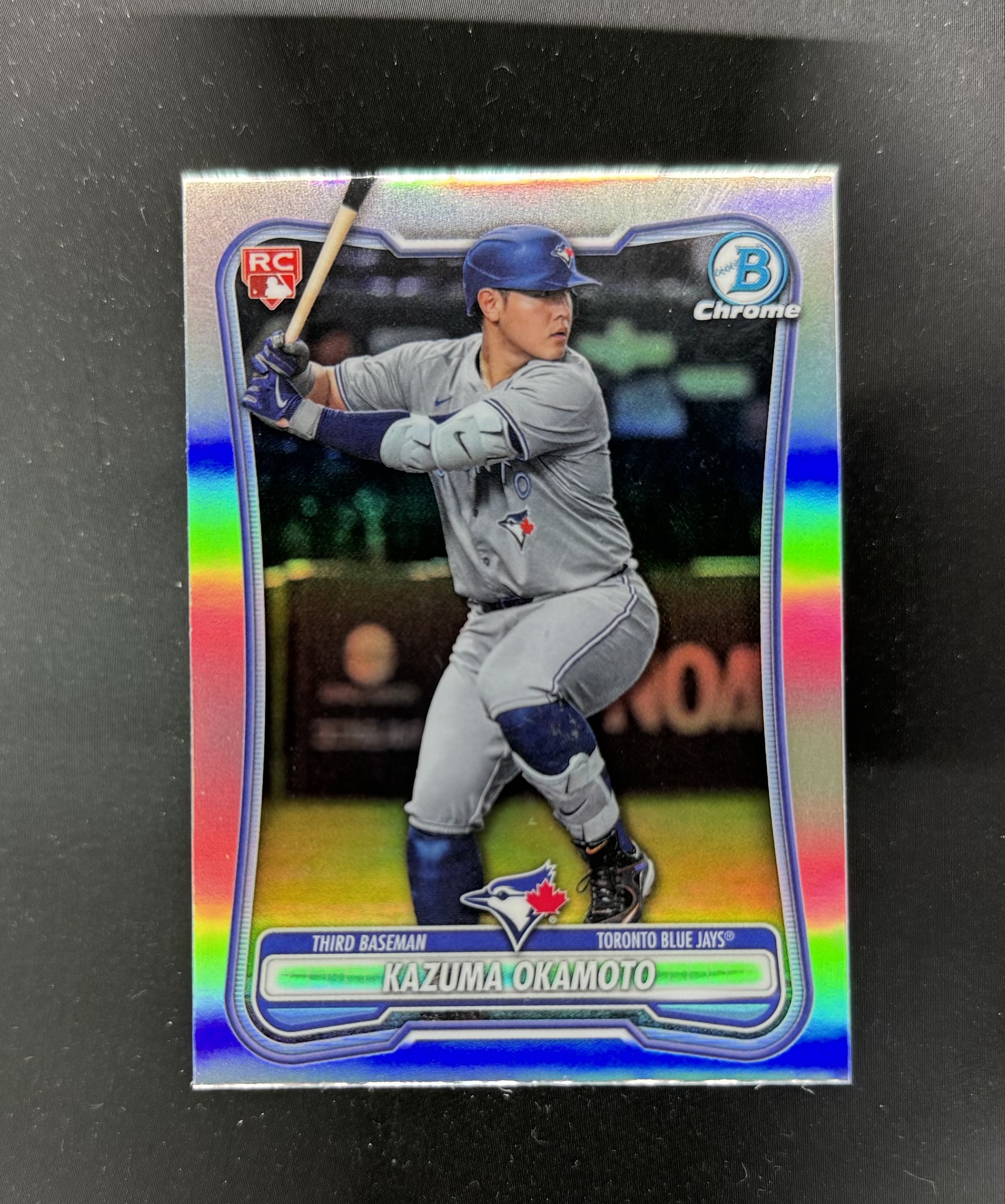 2026 Bowman Kazuma Okamoto Red Rookie Refractor auction