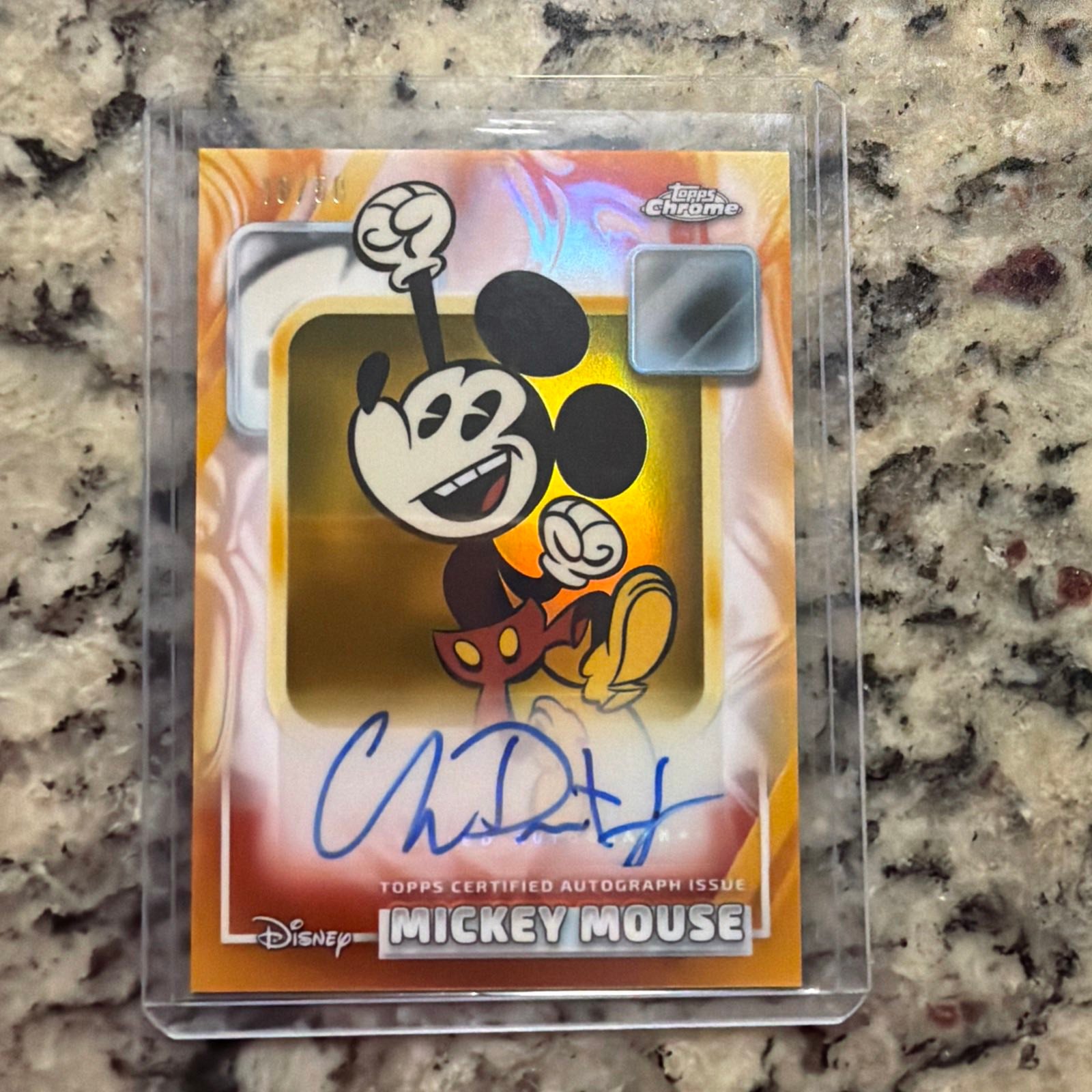 What to do with Mickey Mouse Disney Topps Chrome card?