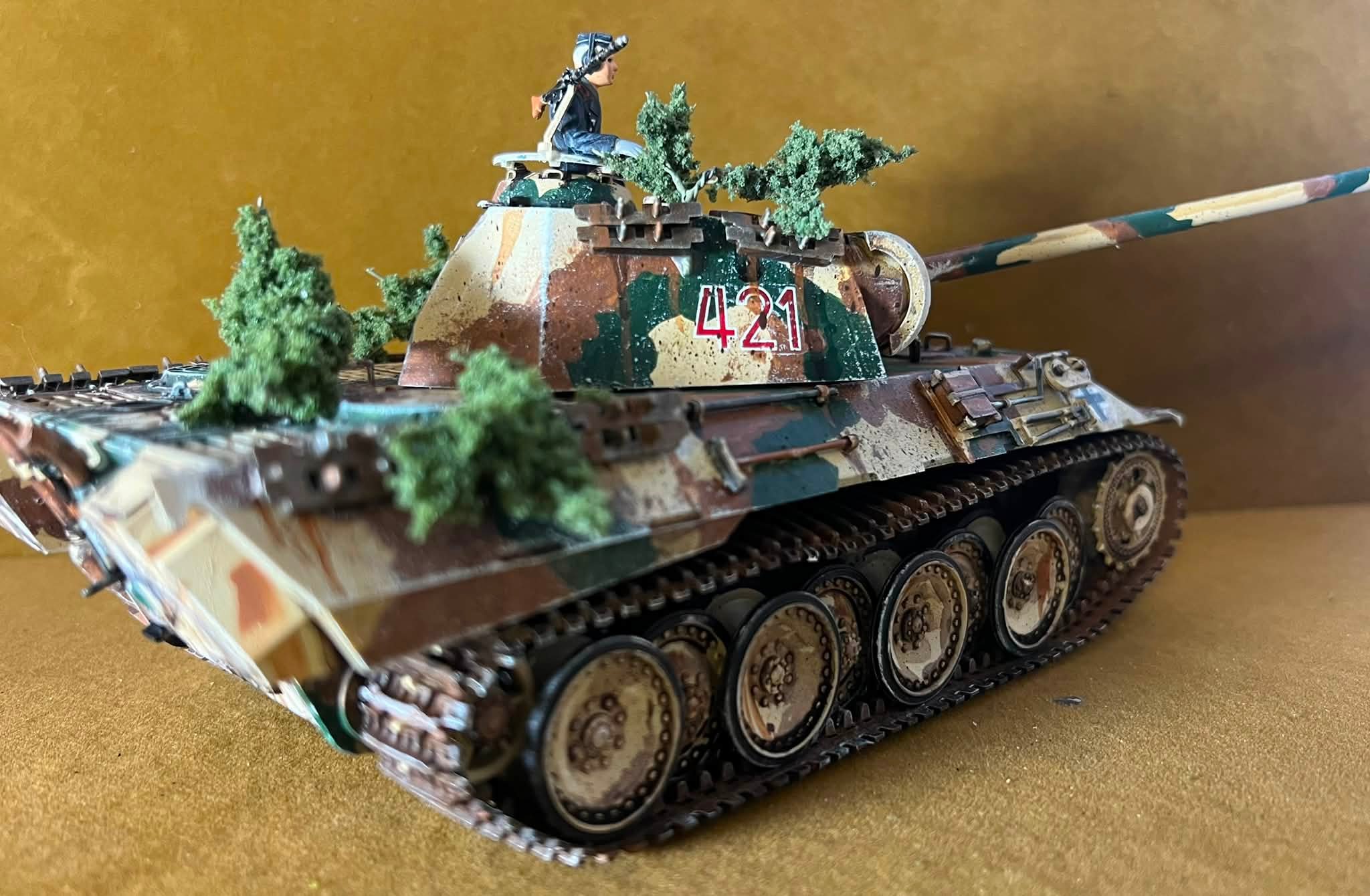 陸上自衛隊74式戦車(冬季迷彩)