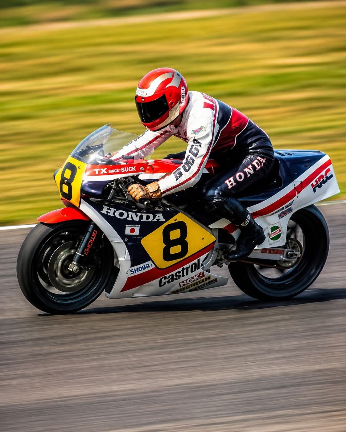 1987 NSR500 ワイン・ガードナー 完成しました (*^▽^*)