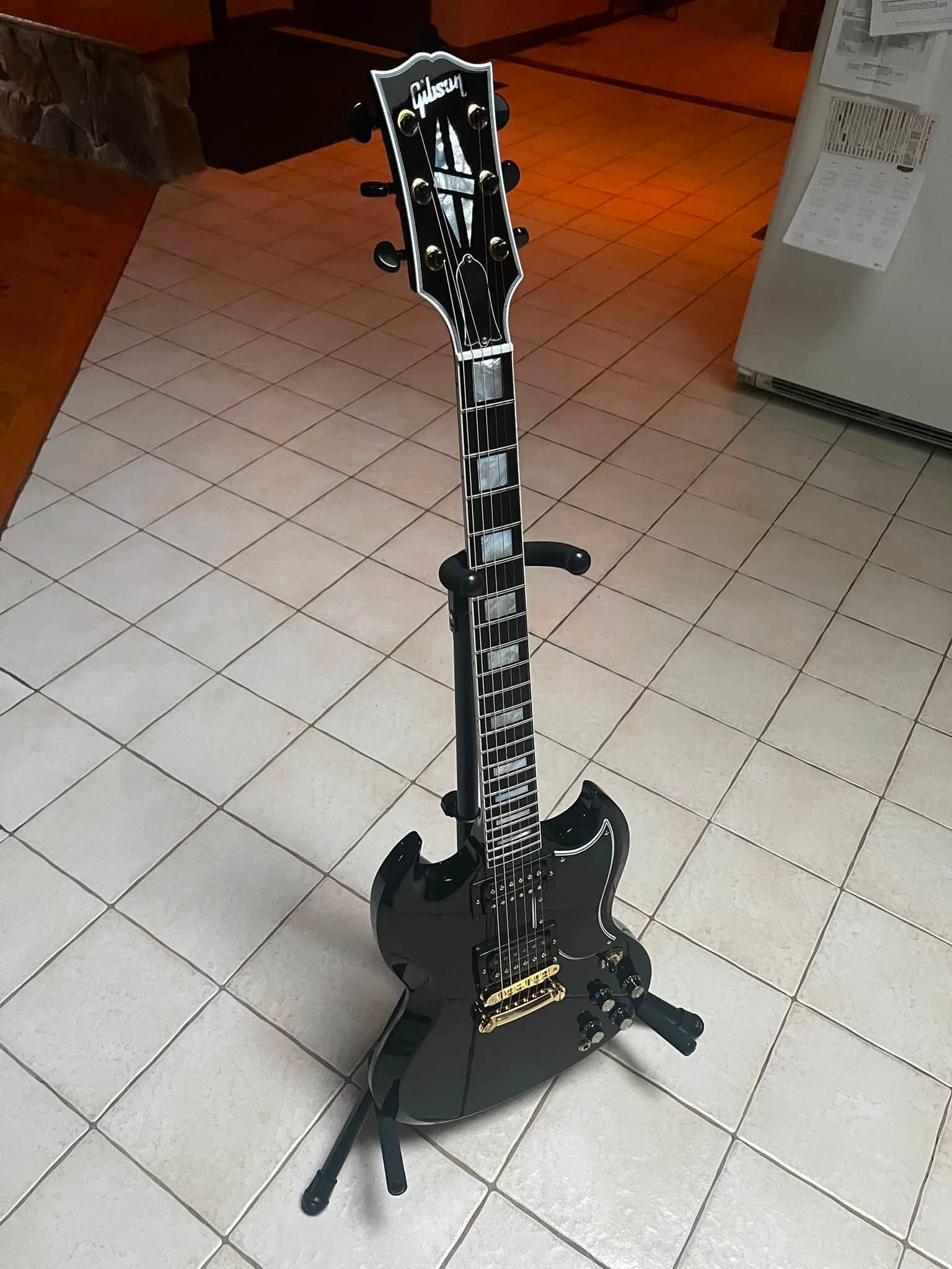 Customized Epiphone SG with locking tuners