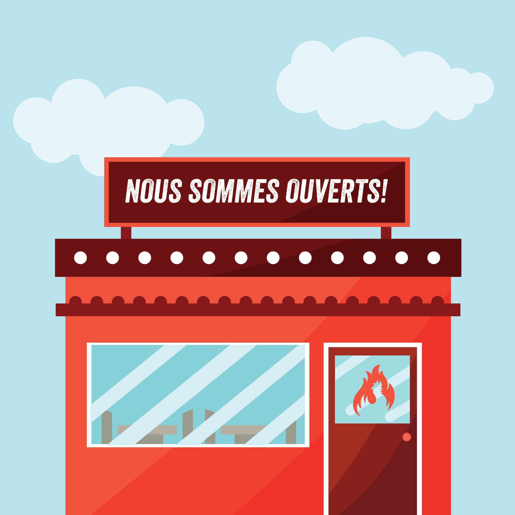 Poulet Rouge - 🔥 ALL 13 locations are NOW OPEN! ! 🔥 Oh... | Facebook