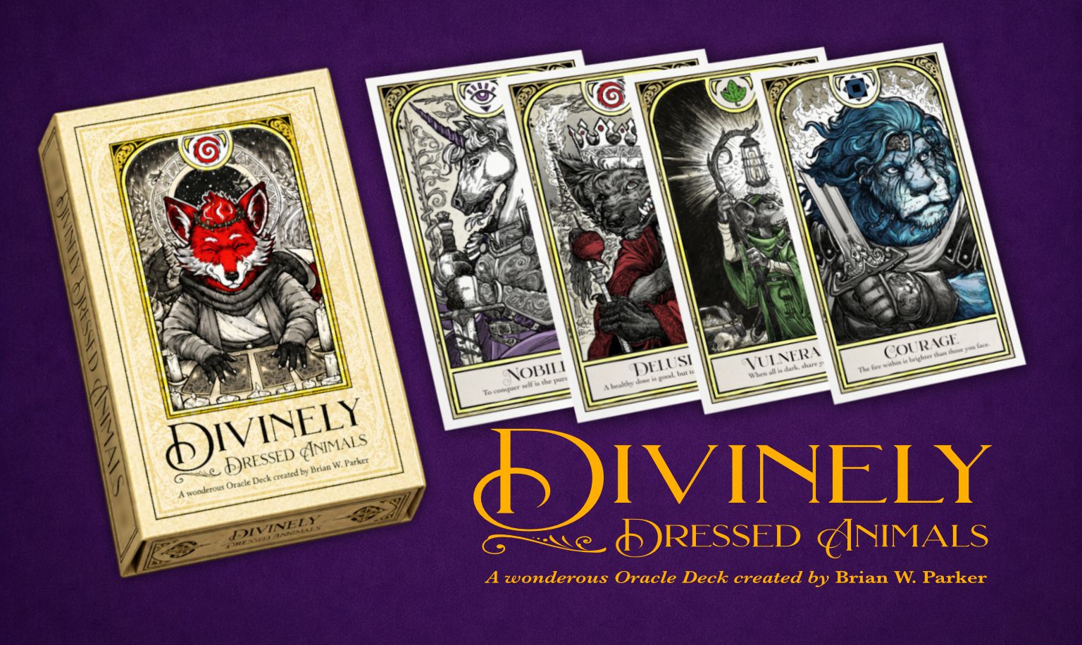 Divinely Dressed Animals Oracle Deck Kickstarter Launch