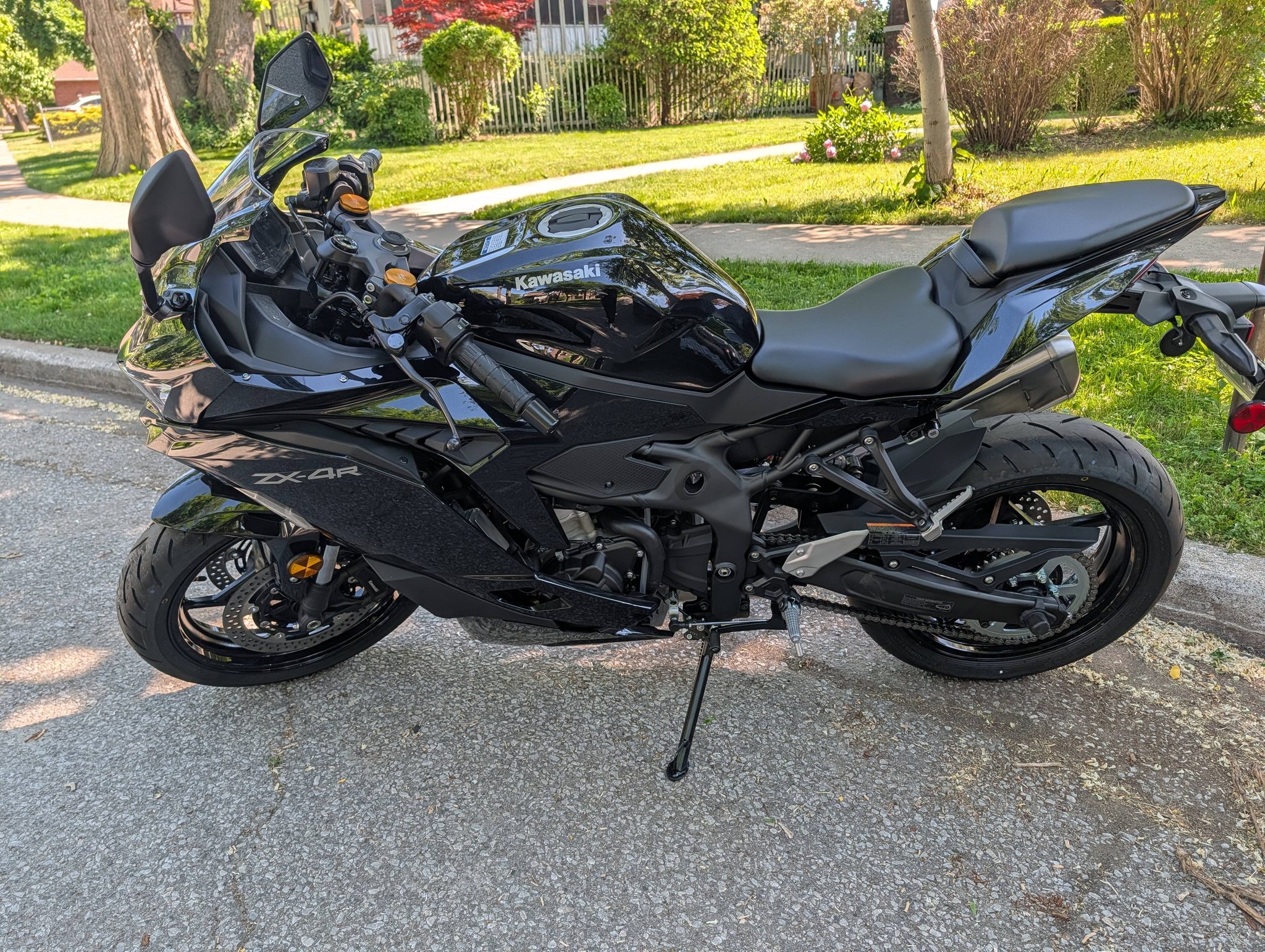 Stolen 2026 Ninja ZX4R motorcycle in Windsor, Ontario